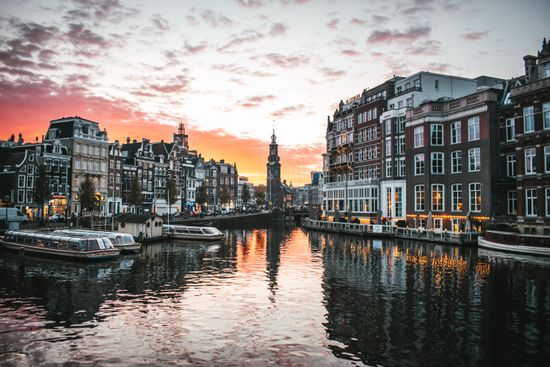 Landmarks in Amsterdam