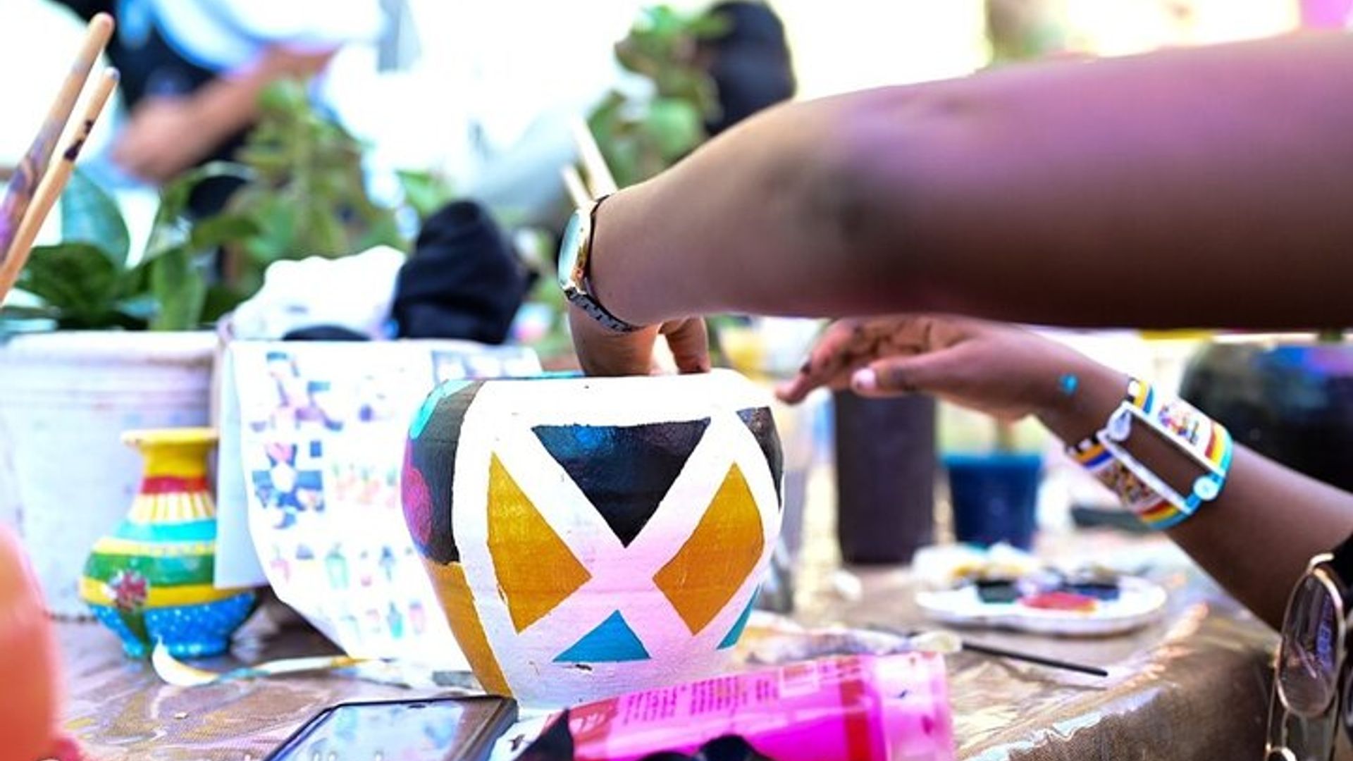 Kunstmal- und Töpferstudio in Mombasa, Kenia