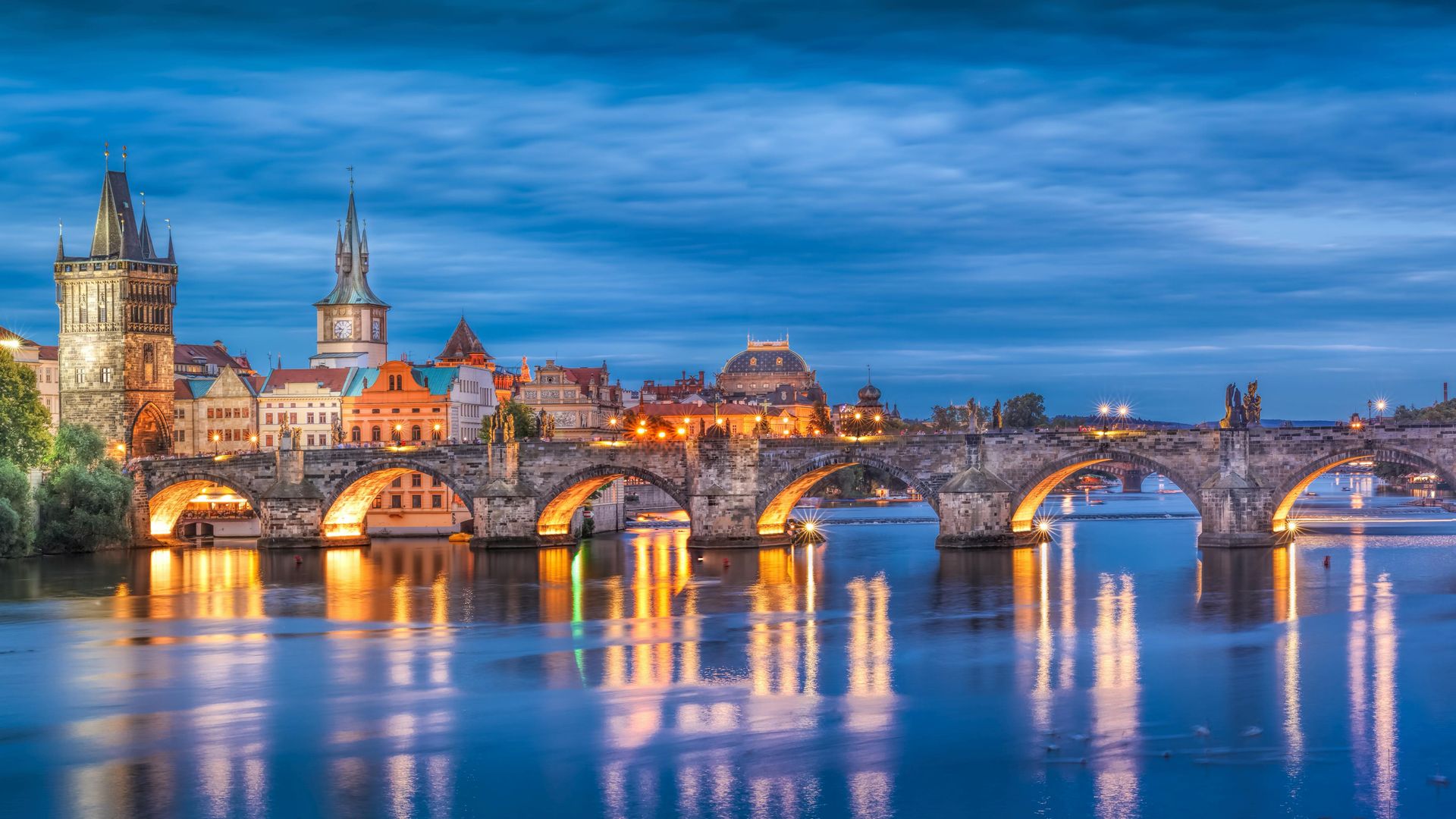 Prague by night city tour