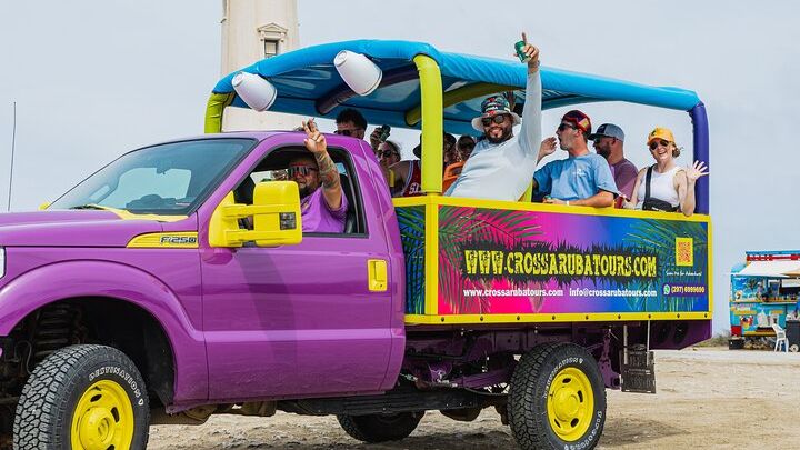 Private 4x4 Natural Pool, Caves & Baby Beach by Cross Aruba Tours