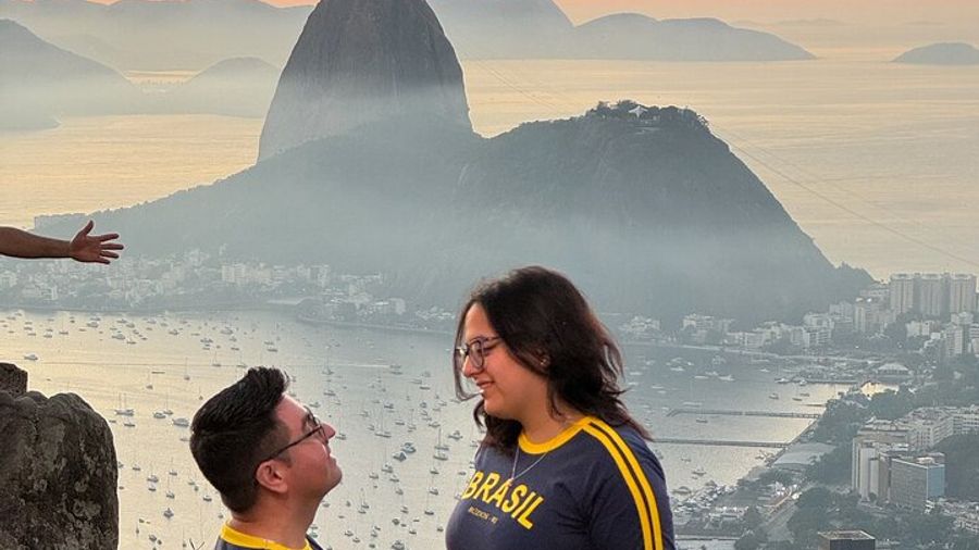 Rio de Janeiro: Sunrise, Christ the Redeemer, Selaron Tour