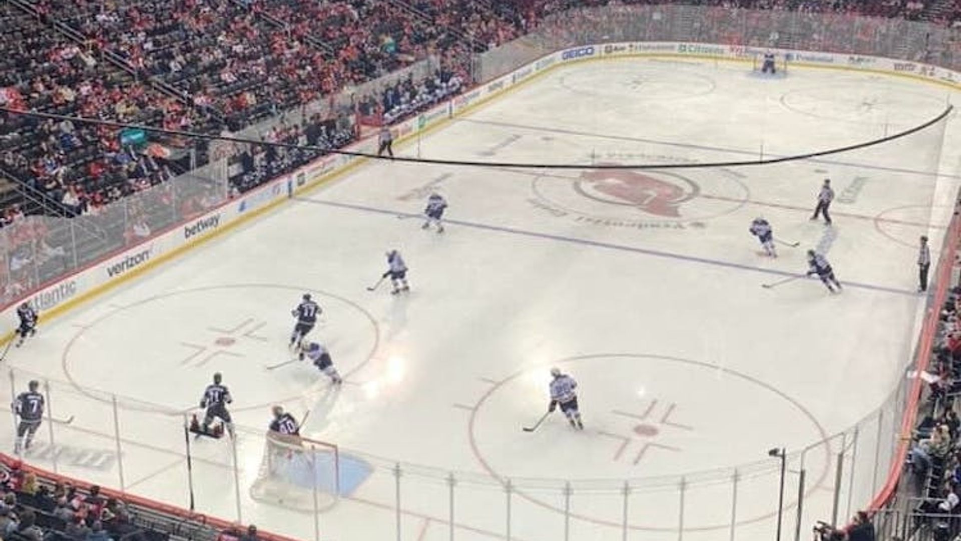 New Jersey Devils Ice Hockey Game at Prudential Center