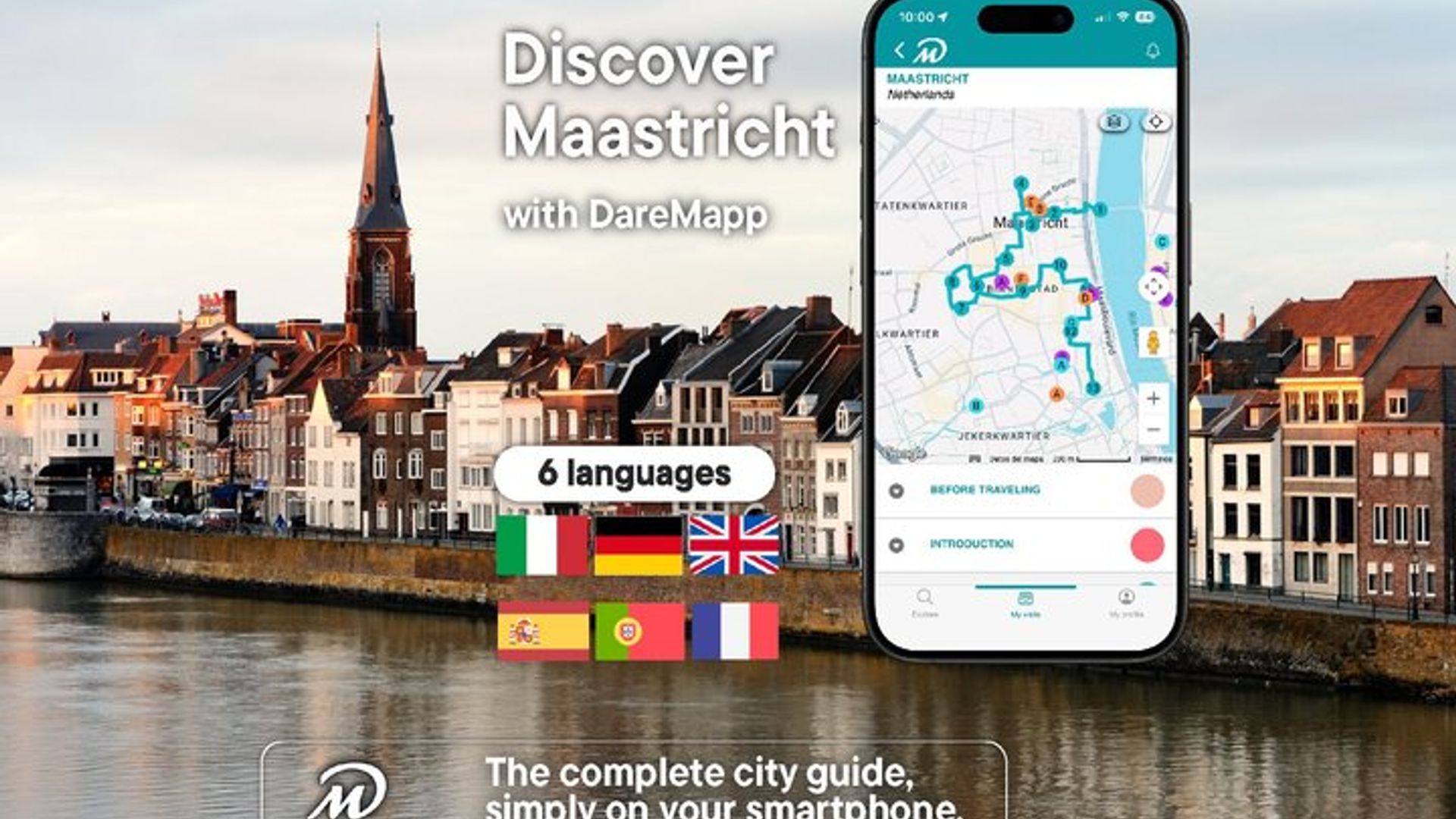 TOP Maastricht : Private Guided Tour with your mobile