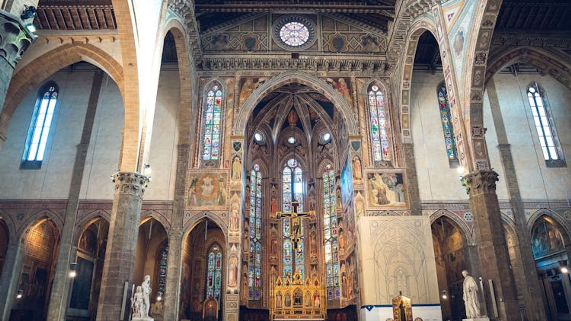 Besichtigung der Kirche Santa Croce in Florenz