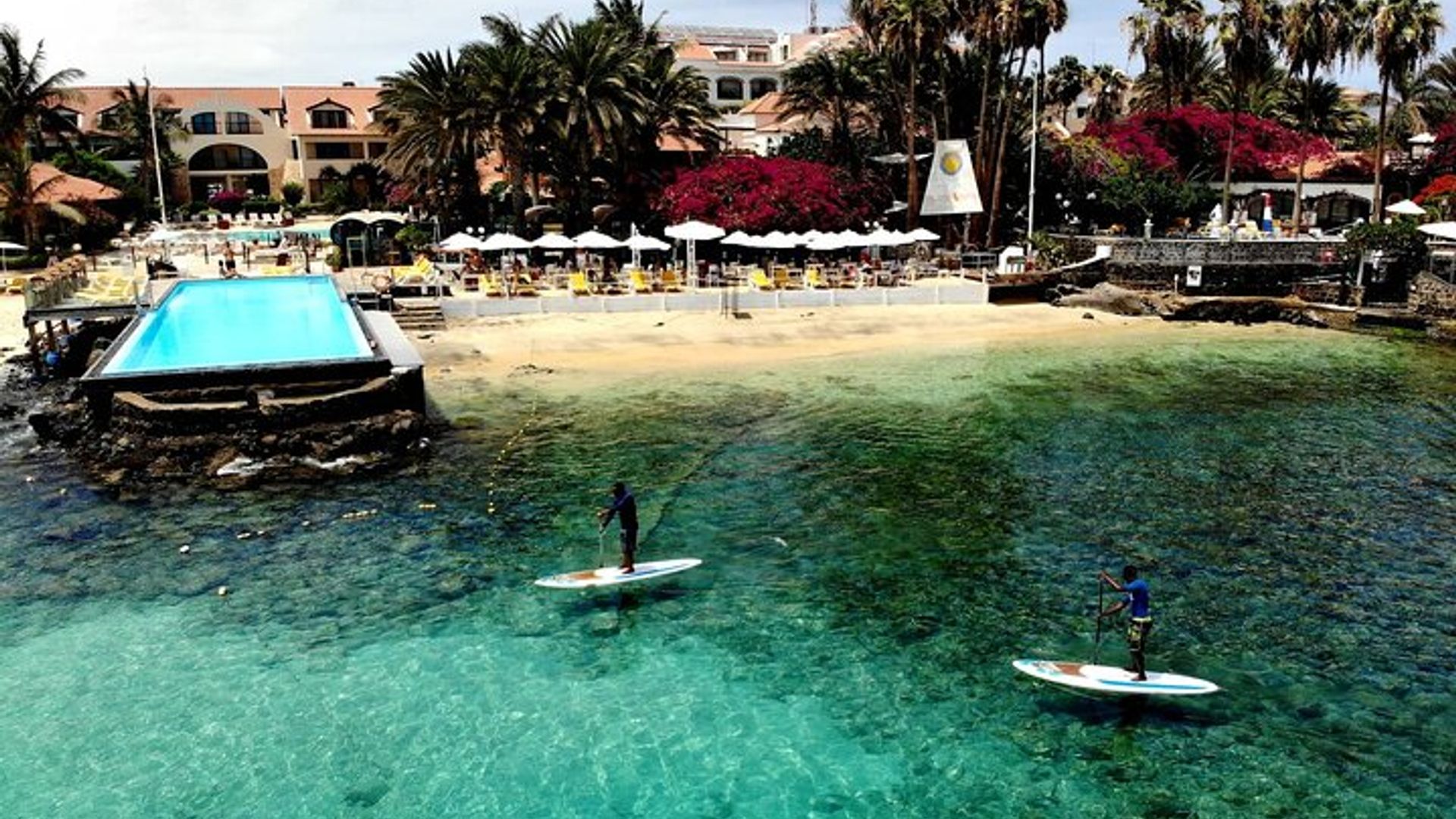 Excursion en stand-up paddle en petit groupe à Santa Maria
