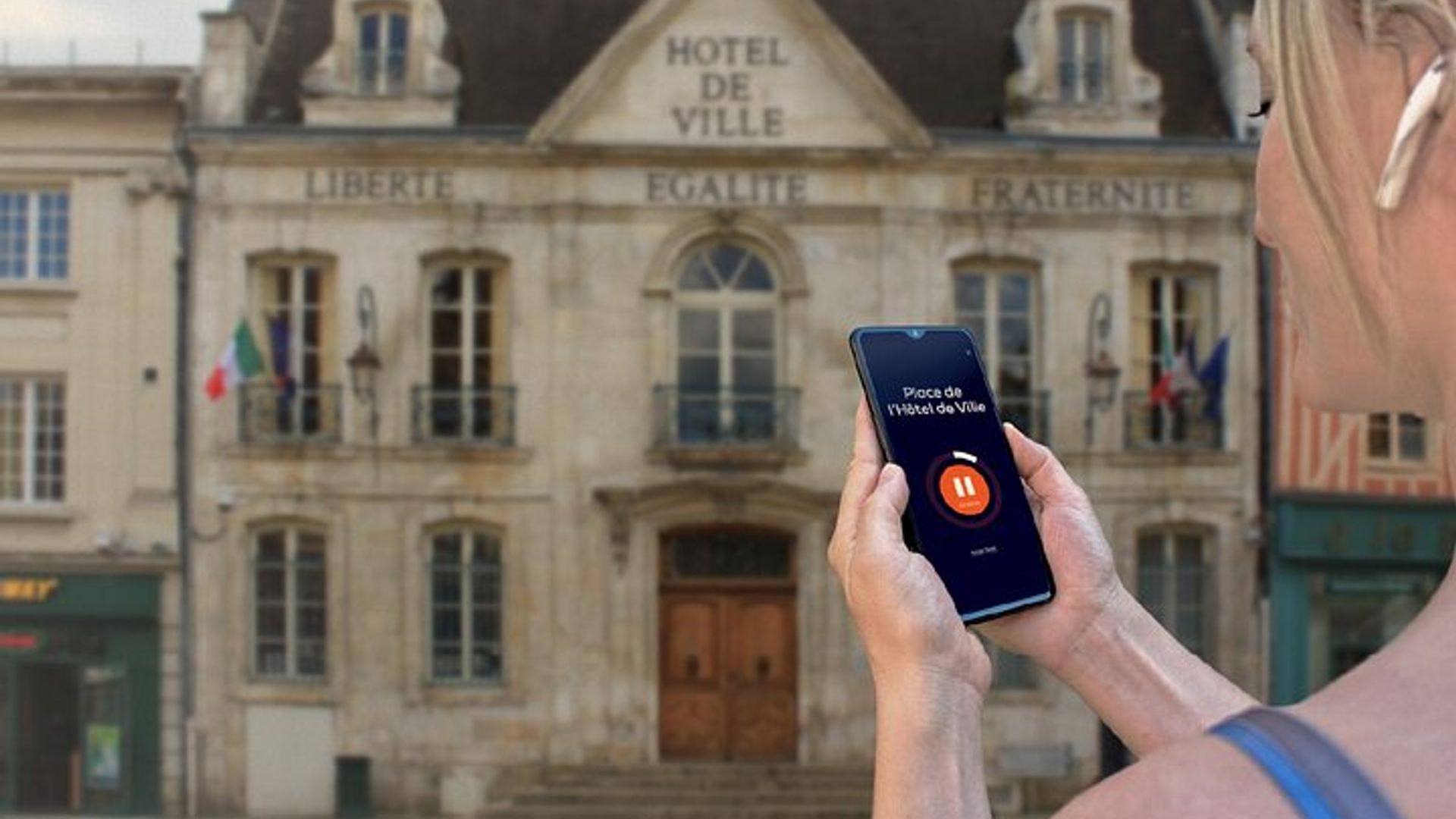 Auxerre Visite audioguidée à pied 1h15 et 21 commentaires audios