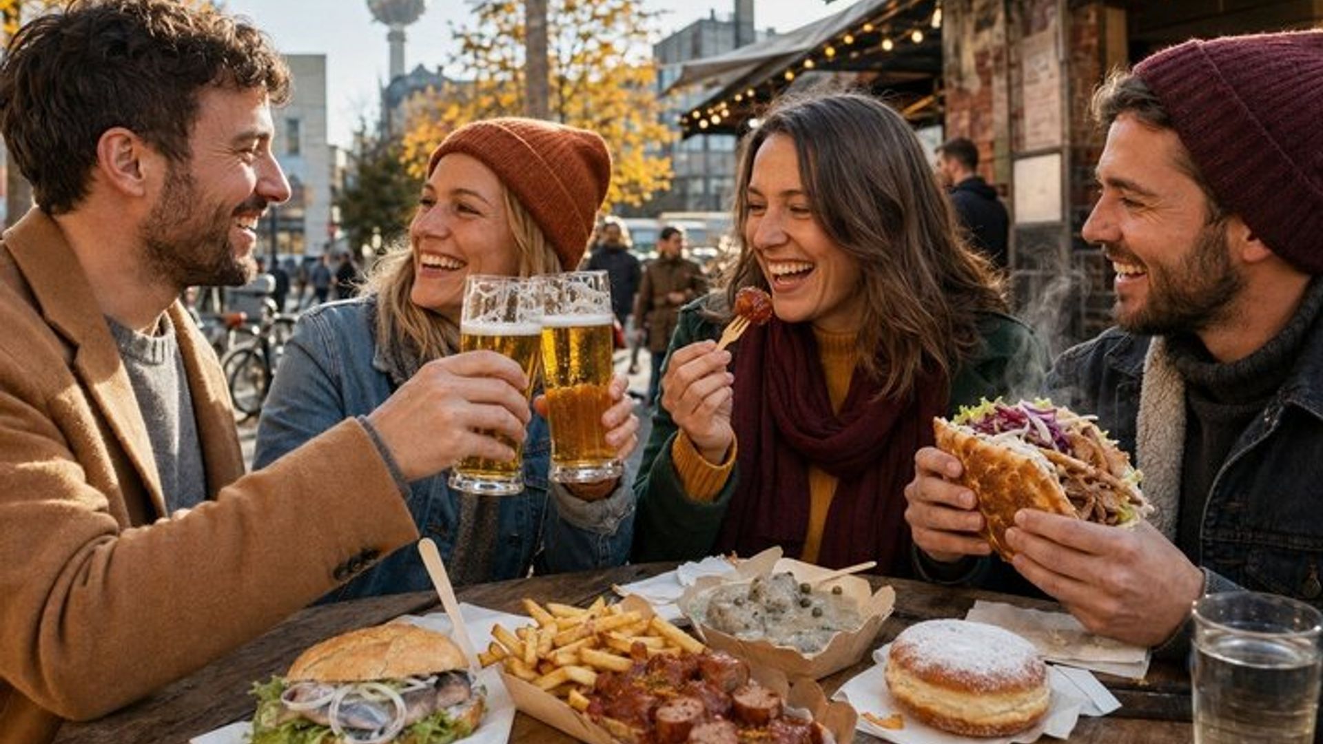 Berlin Autumn Street Food Walking Tour
