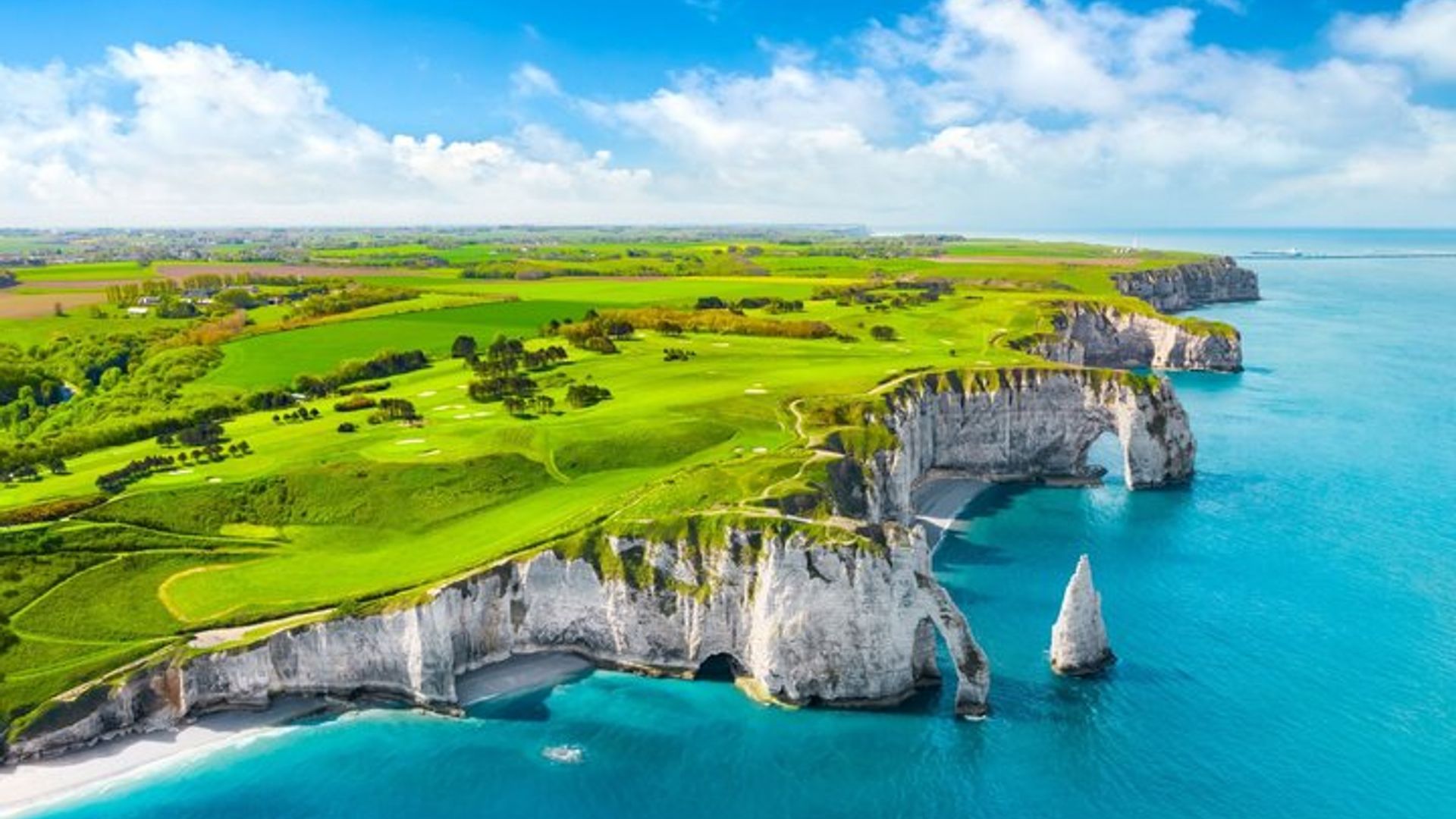 Visite privée des falaises d'Étretat au départ de Caen