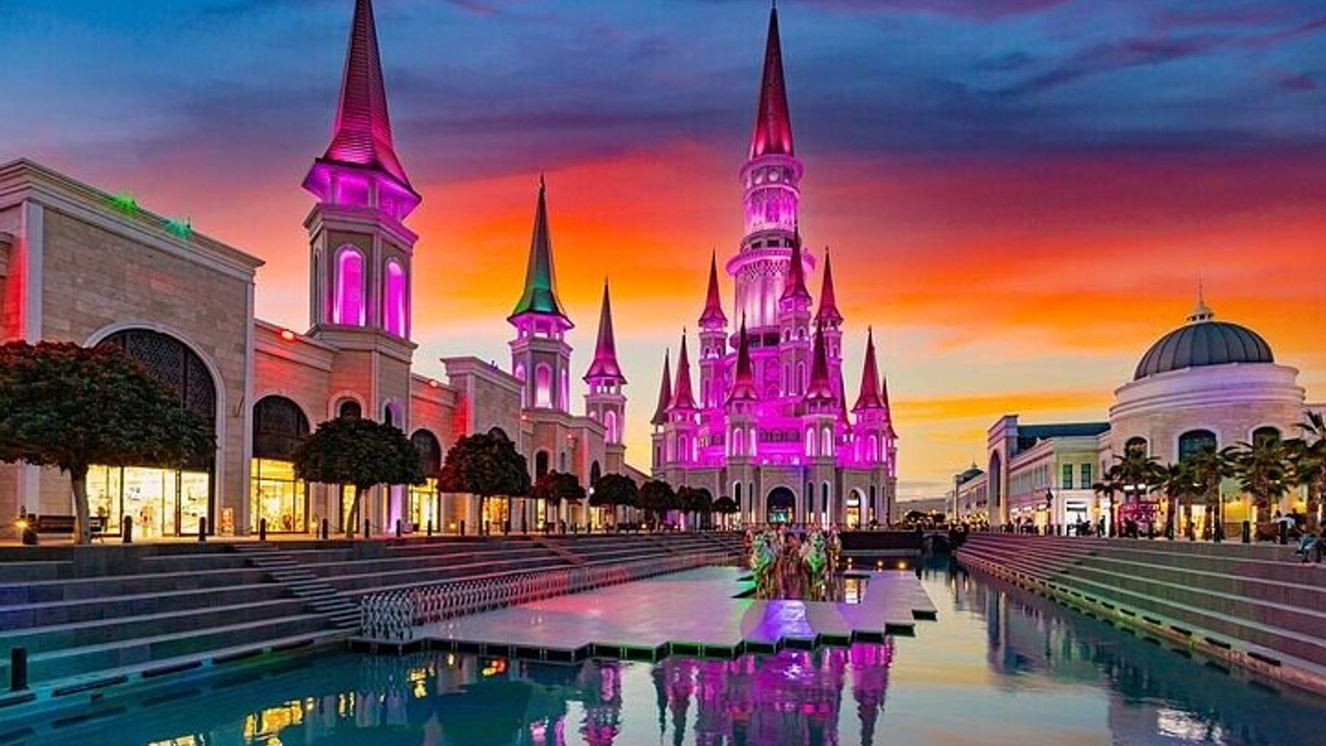 The Land of Legends Night Show with Roundtrip Transfer from Side