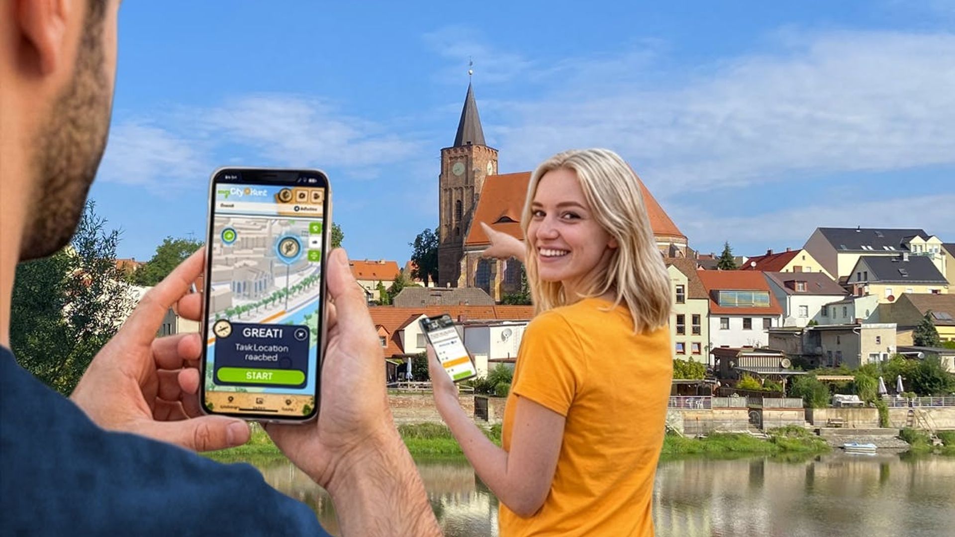 Self-guided digital scavenger hunt in Eisenhüttenstadt