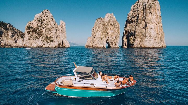 Capri Private Boat Tour from Sorrento, Positano, or Naples