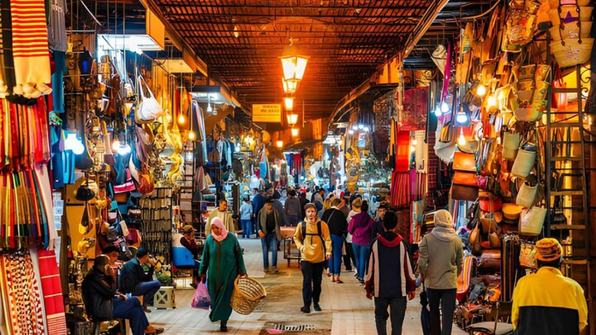 Kesh monuments souks and garden