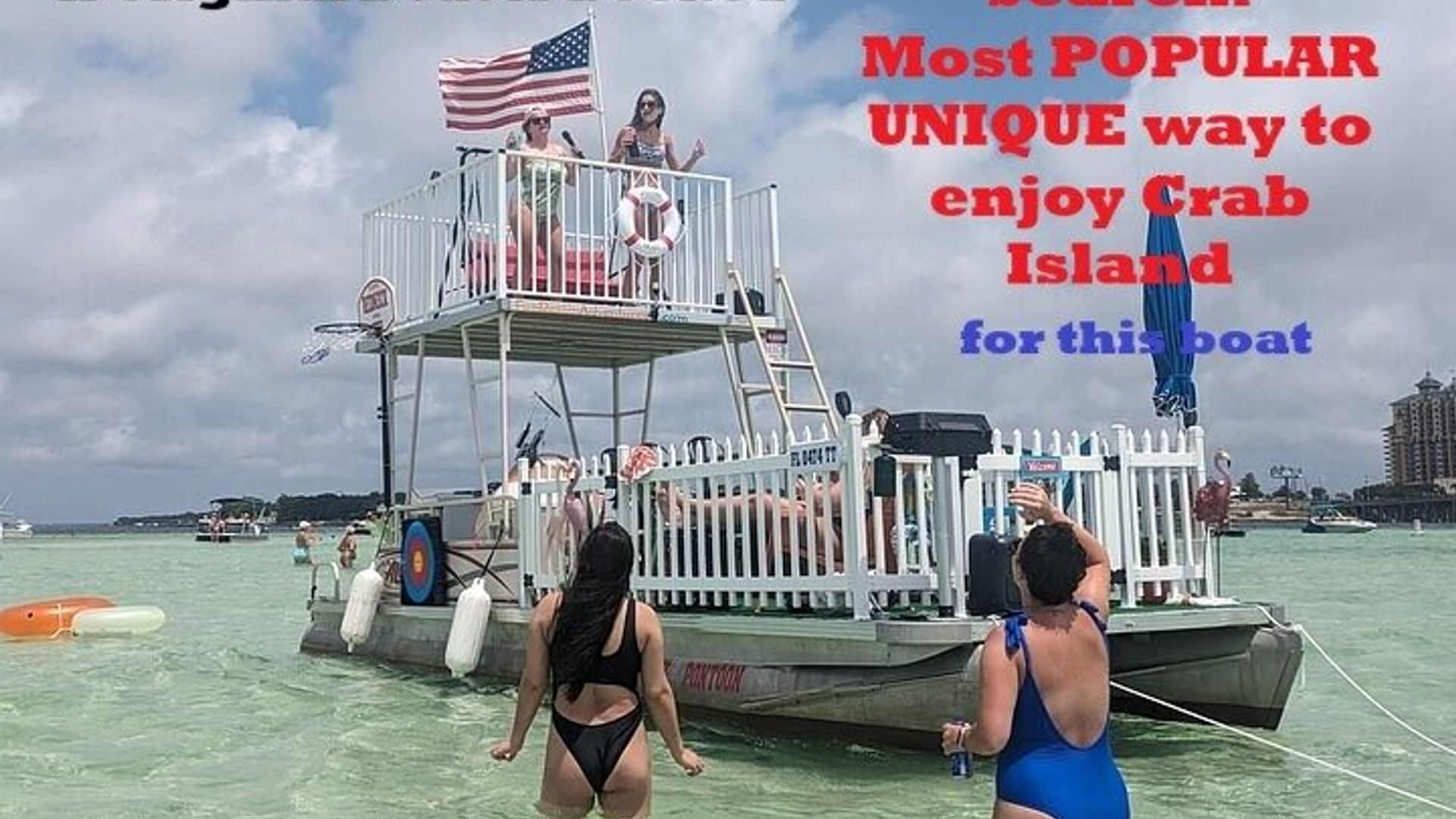 Crab Island Customizable Private Captained Boat Charter