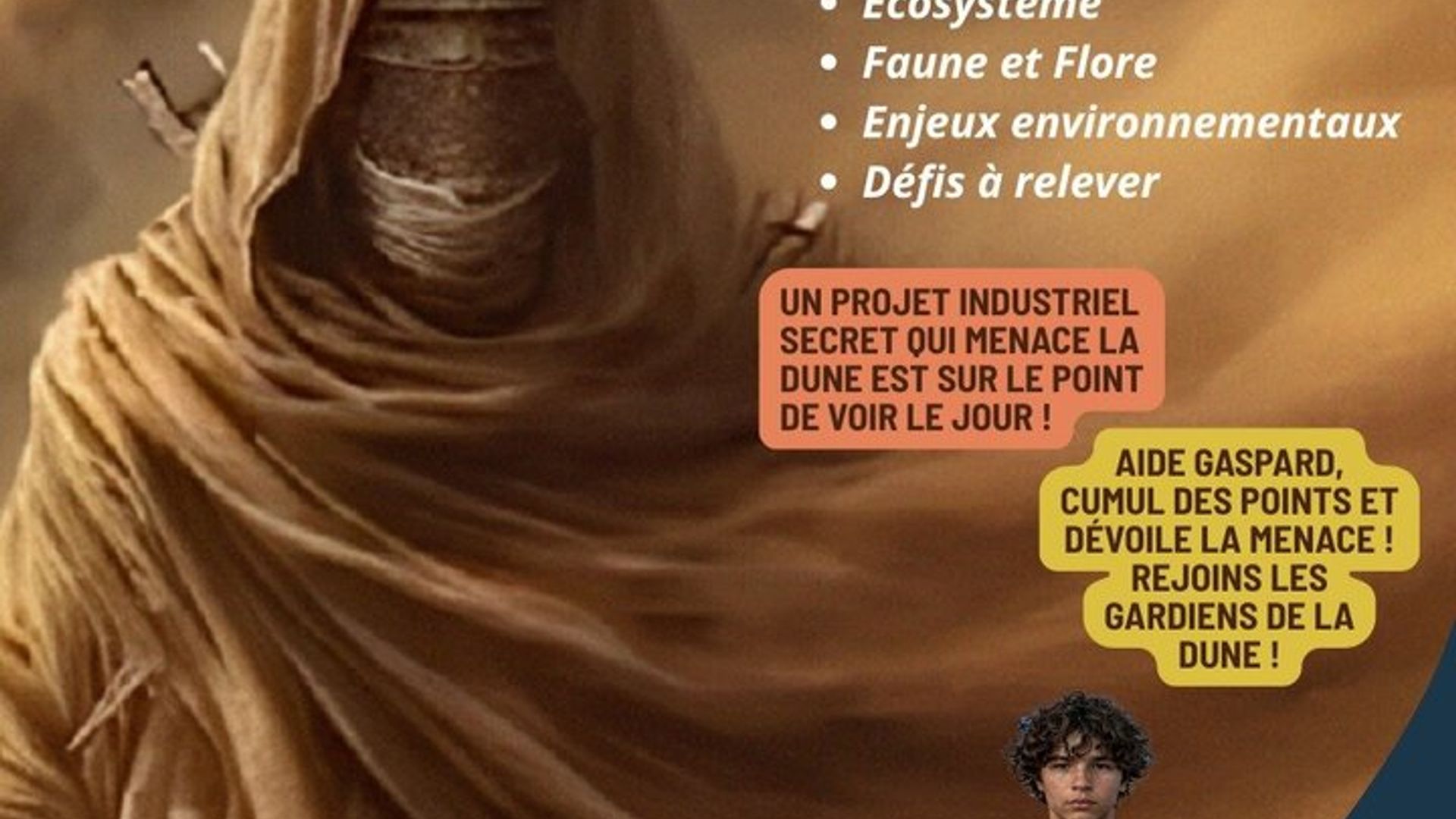Visite Dune du Pilat de manière ludique et immersive