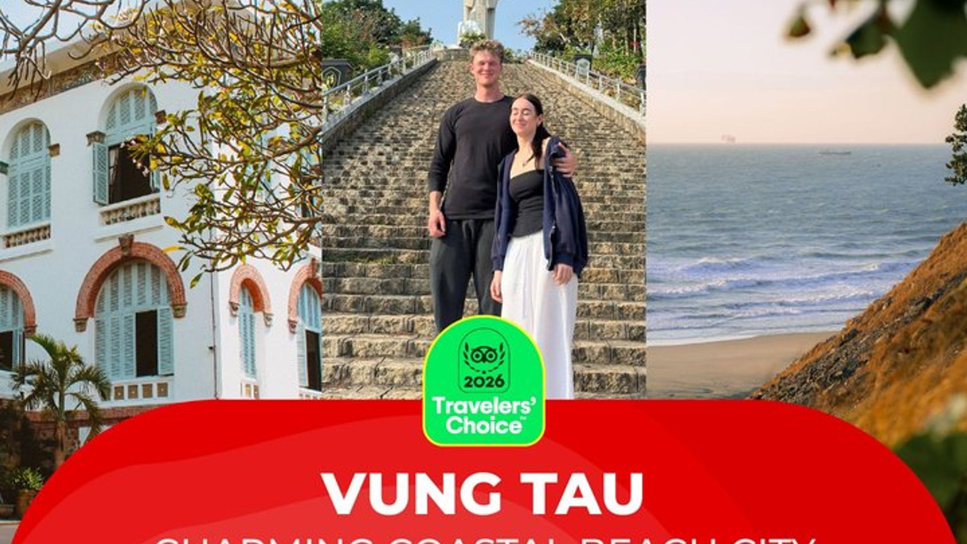 Excursión de un día a la playa de Vung Tau desde la ciudad de Ho Chi Minh con almuerzo