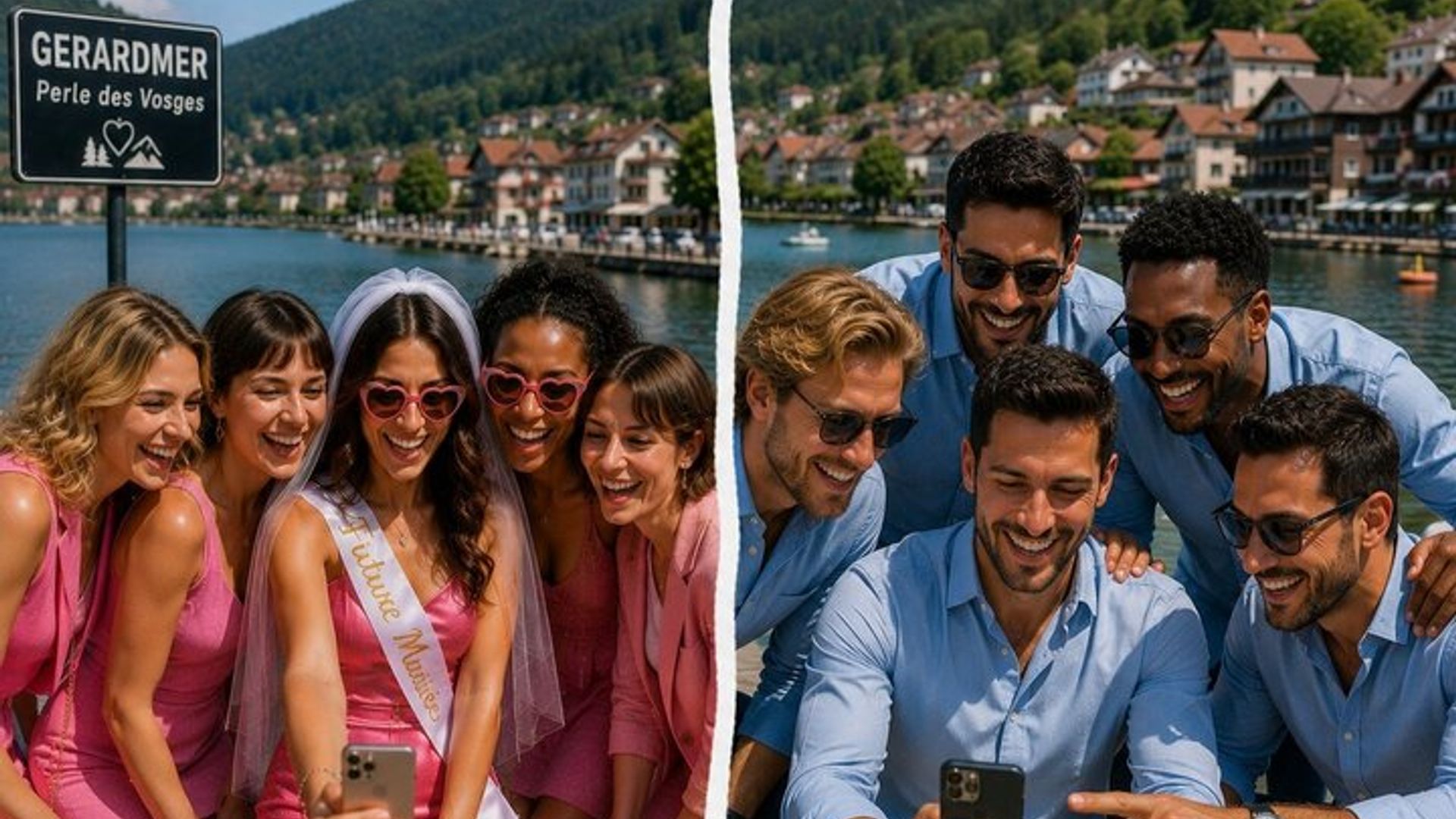 Gerardmer : Juego de Desafío de Smartphone con temática de boda