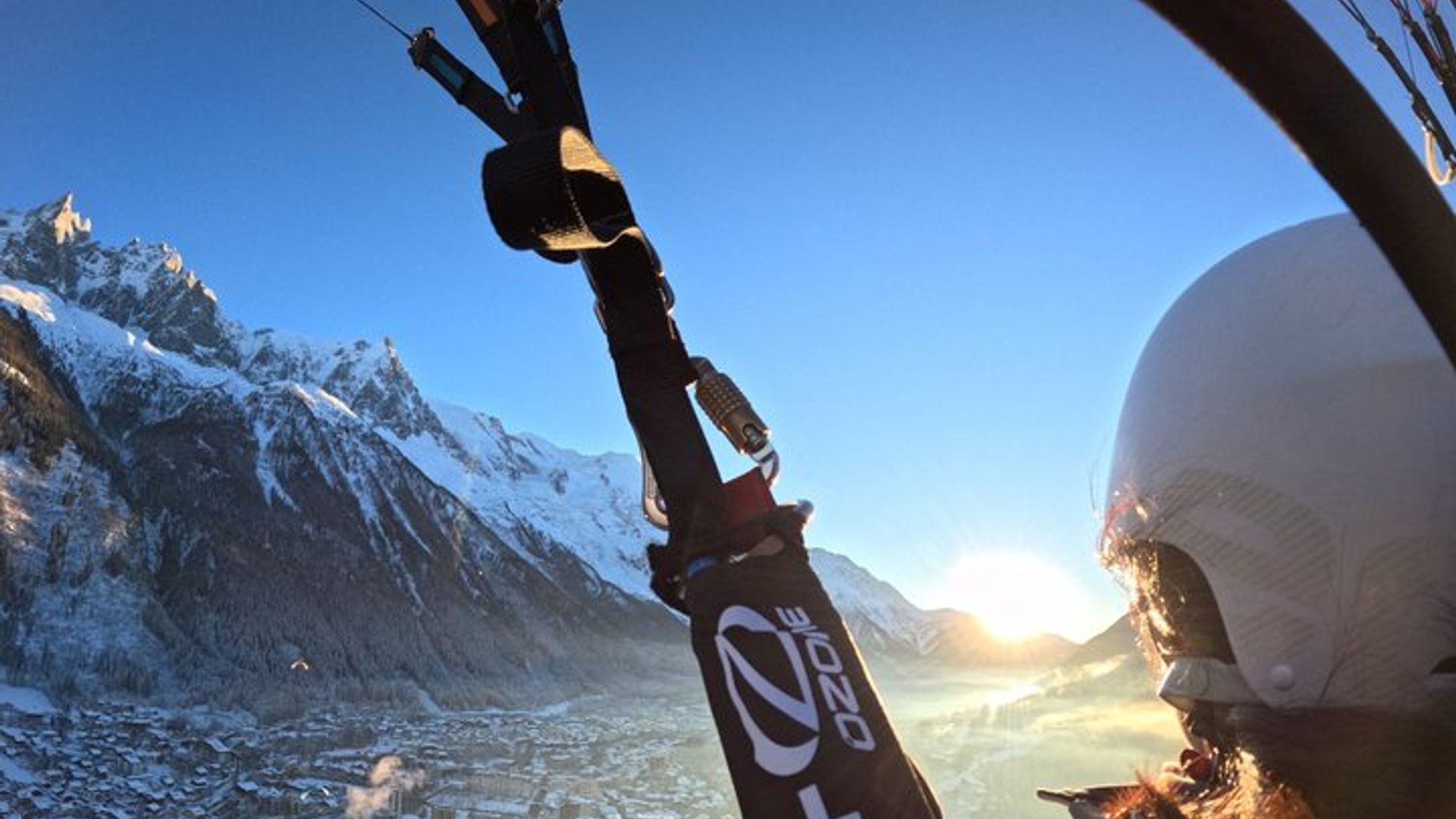 Tandem-Gleitschirmflug in Chamonix