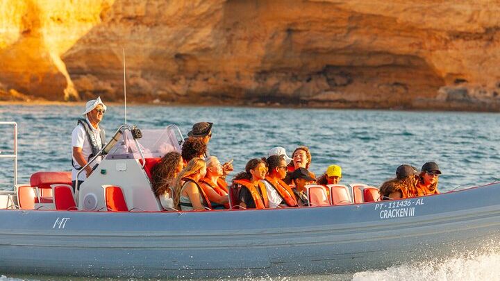 Portimao to Benagil Cave System Speedboat Tour