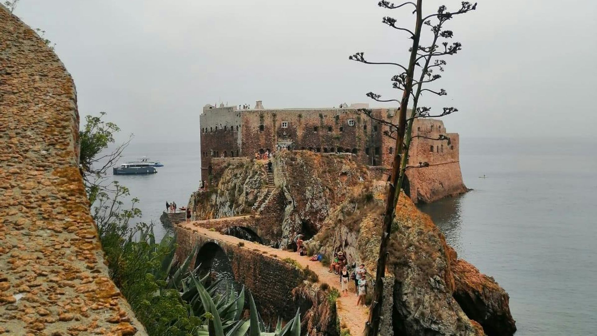 Berlenga island trip, glass-bottom boat cave tour and guided walk