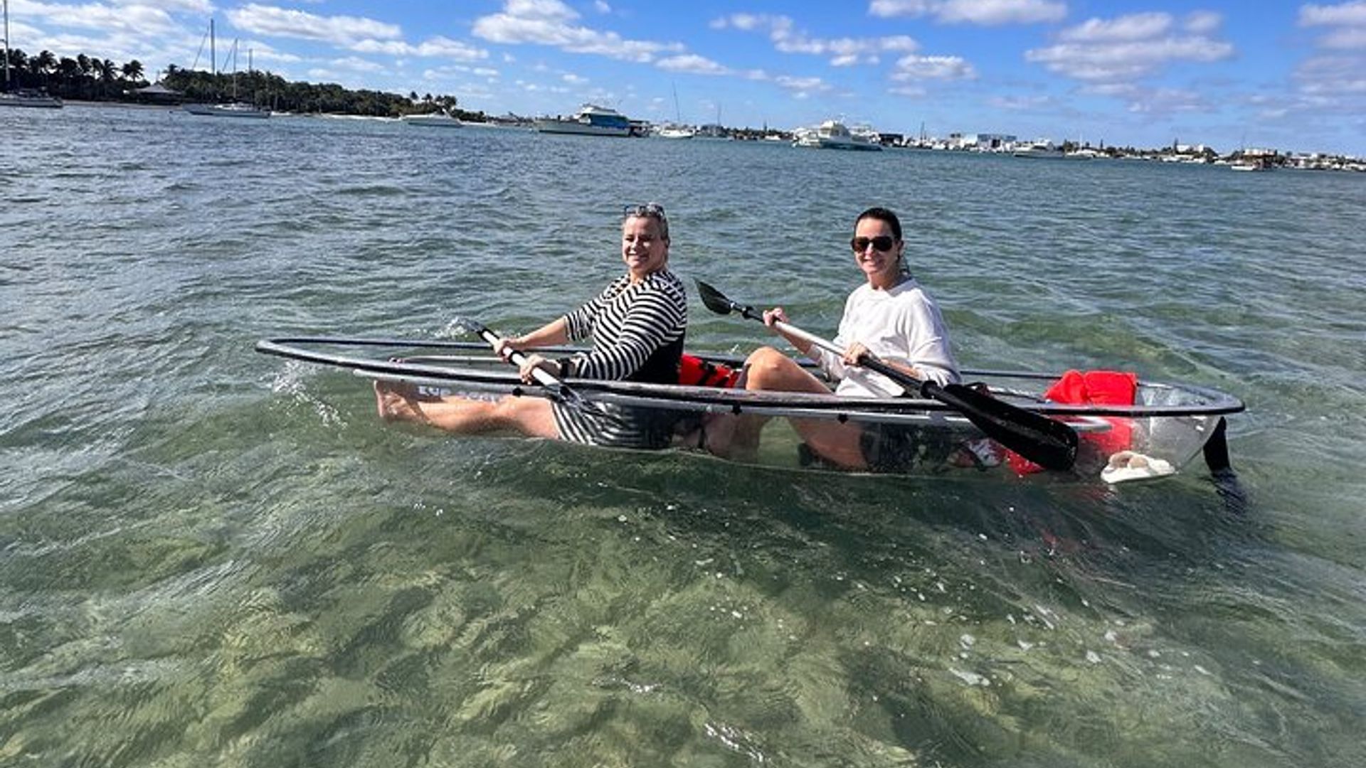 Riviera Beach to Peanut Island Clear Kayak Tour