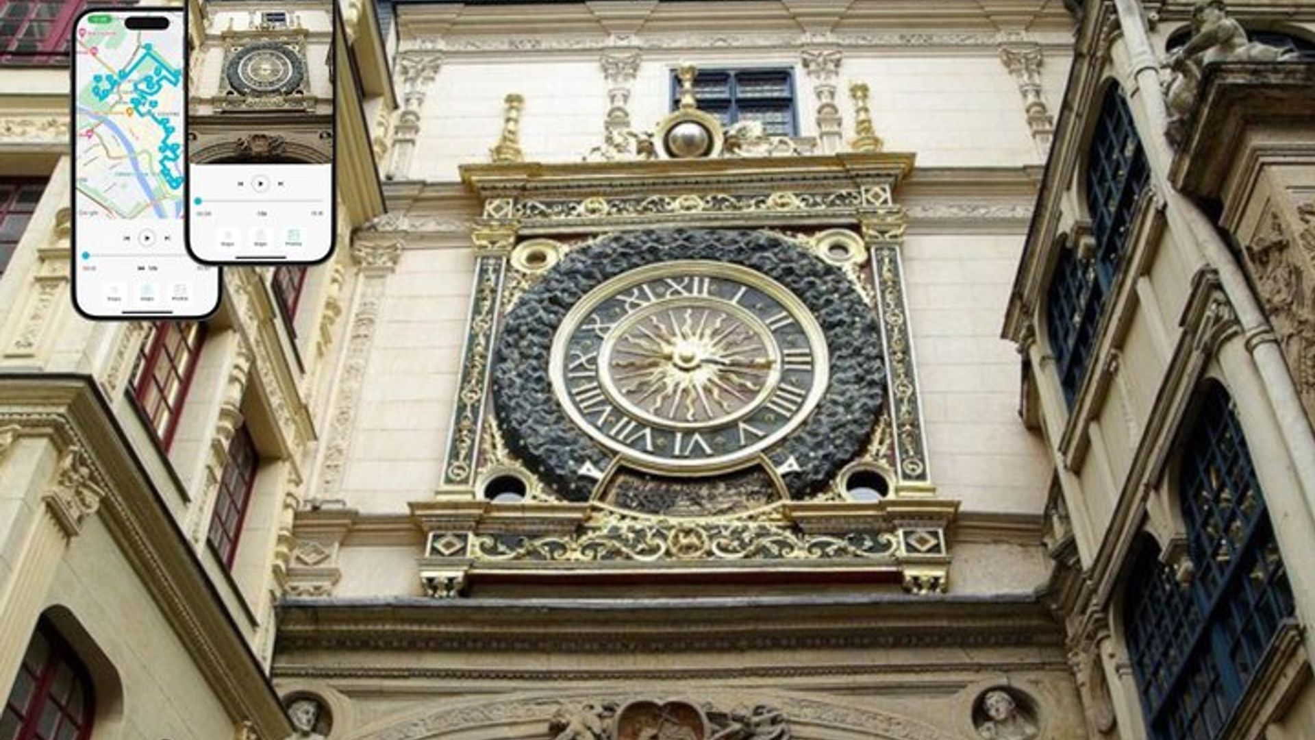 Clocks, Cathedrals and Castles of Rouen Self-Guided Tour