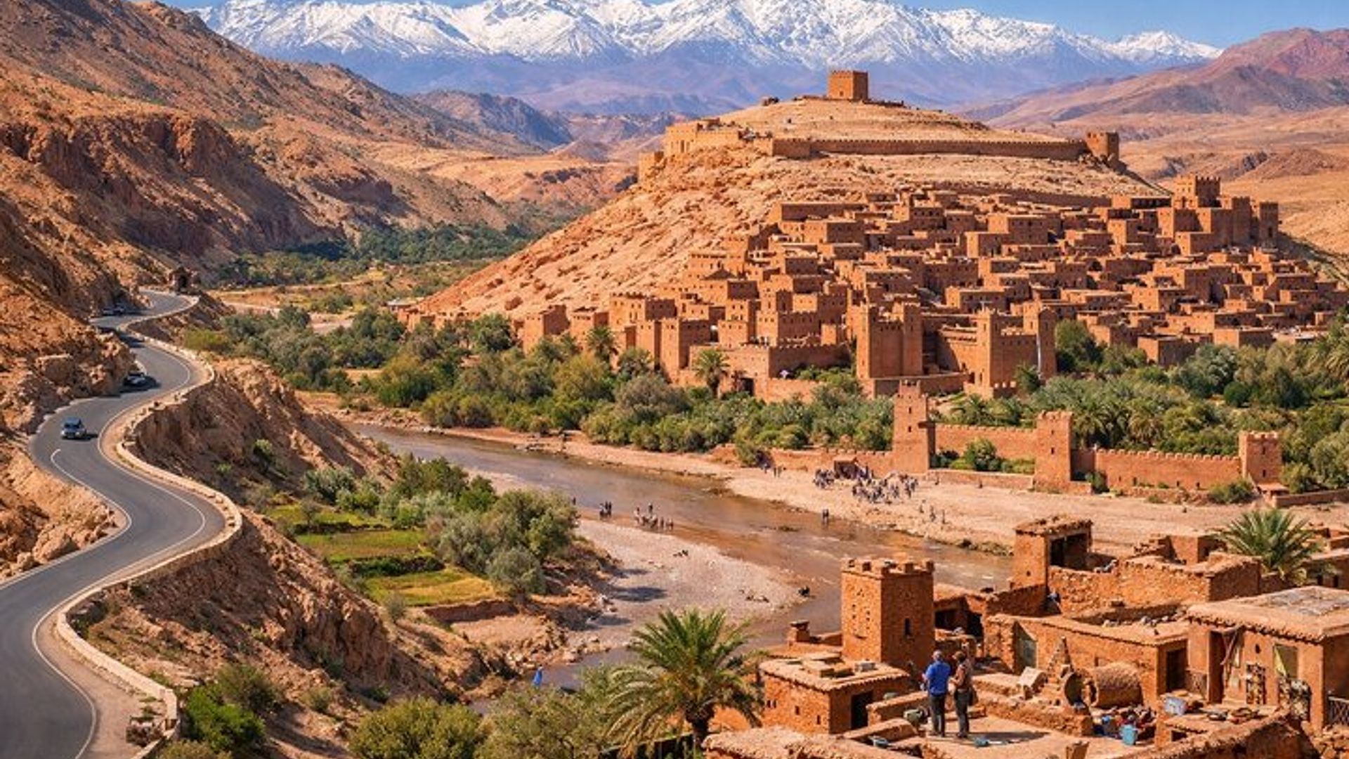 Excursión privada de un día a Ben Haddou y las montañas del Atlas desde Marrakech