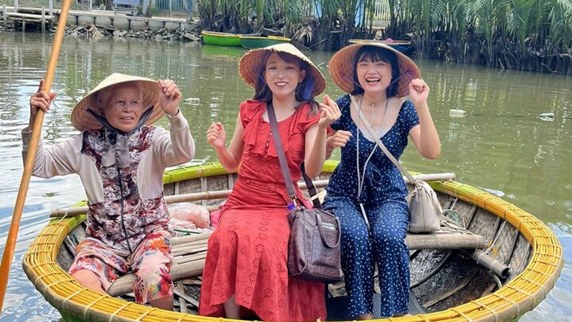 Visite écologique de la jungle de noix de coco et de la ville de Hoi An avec promenade en bateau