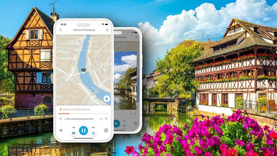 Strasbourg Self-Guided Audio Guide Walking Tour Smartphone App
