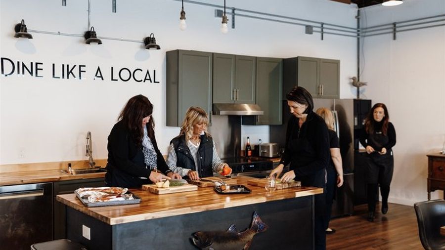 Alaskan Salmon Cooking Class & Dining Experience