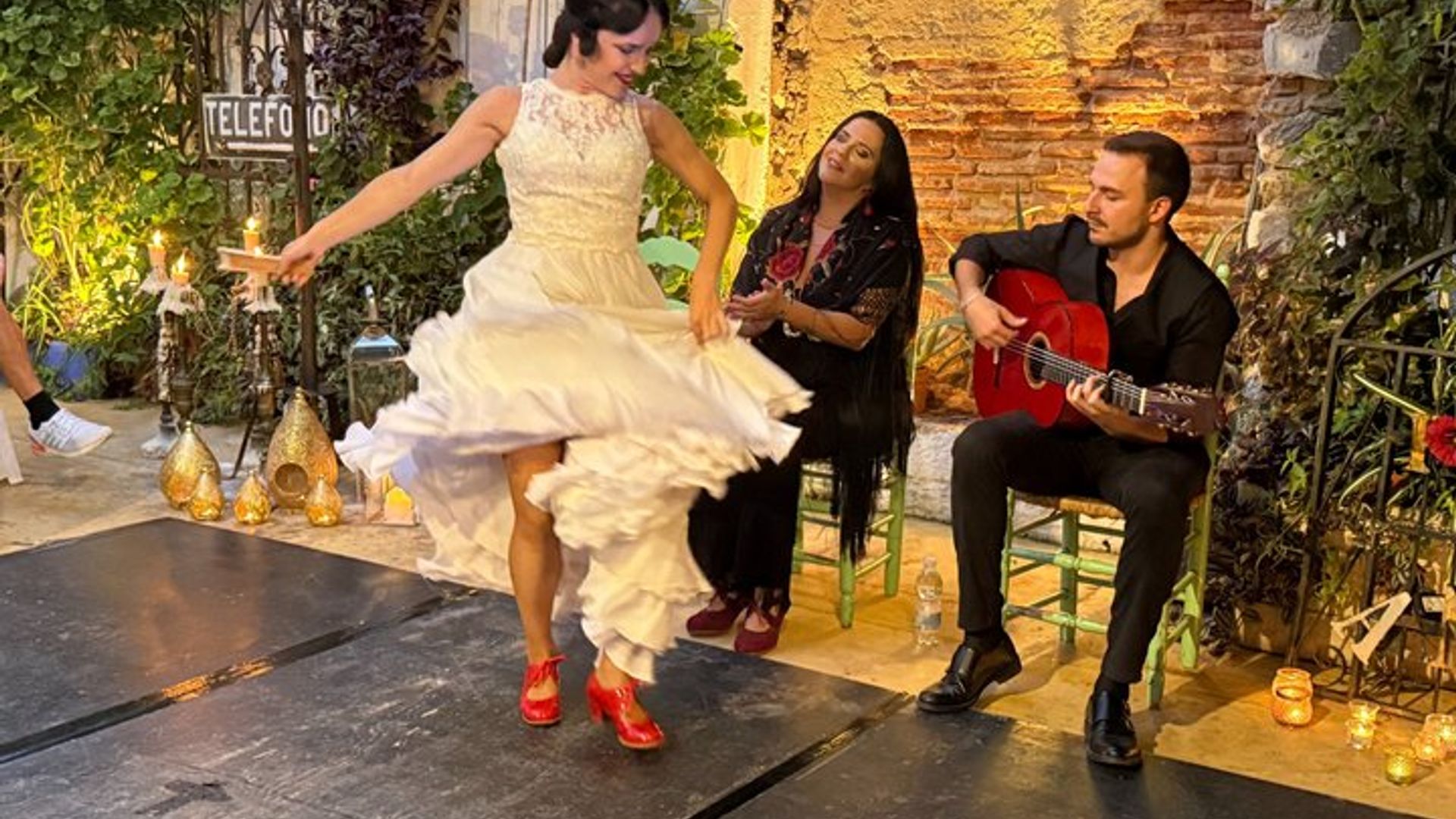 Andalucía: Espectáculo de flamenco tradicional nocturno de Ayamonte
