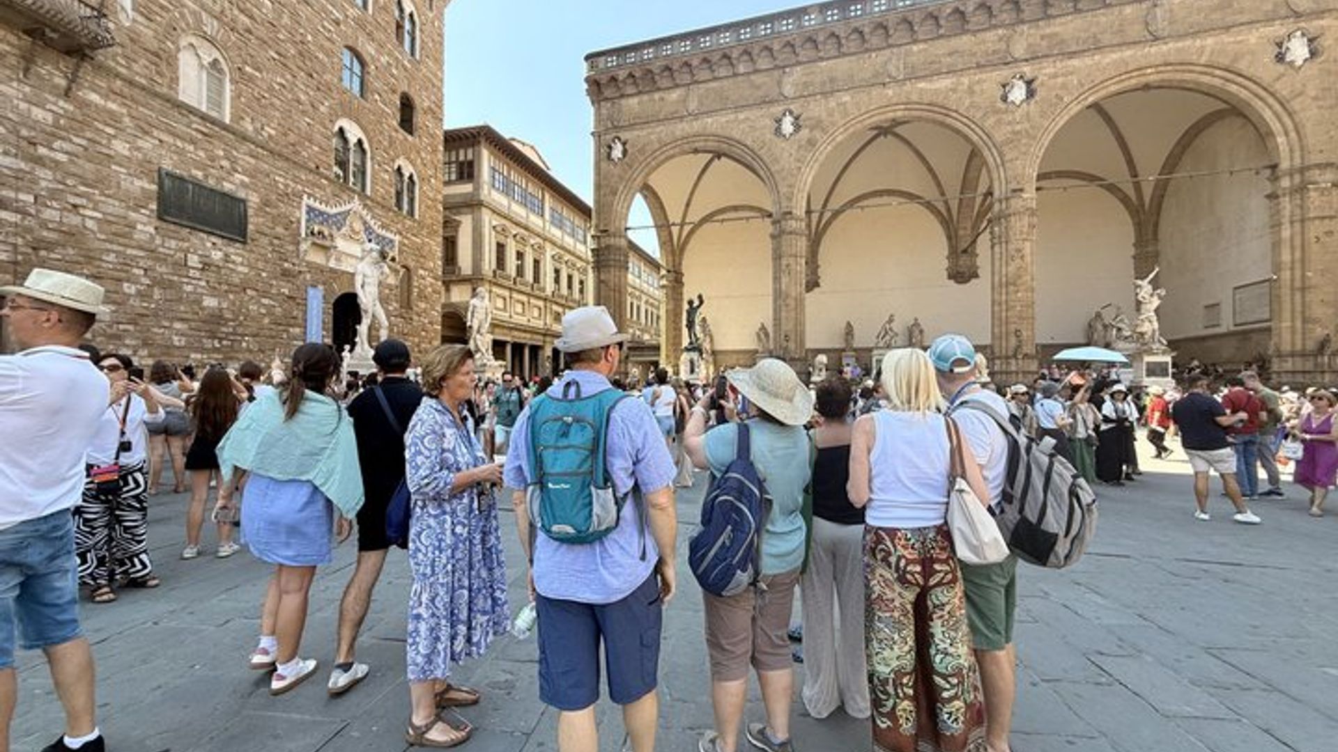 Tour en grupo pequeño por Florencia con visitas a los Uffizi y la Academia