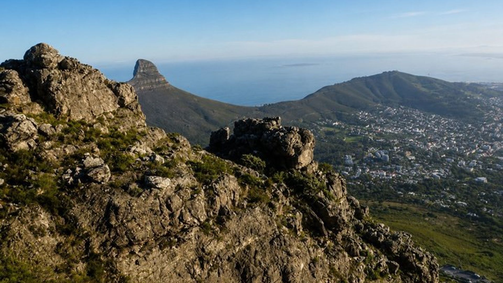 Randonnée à Table Mountain en Inde Venster