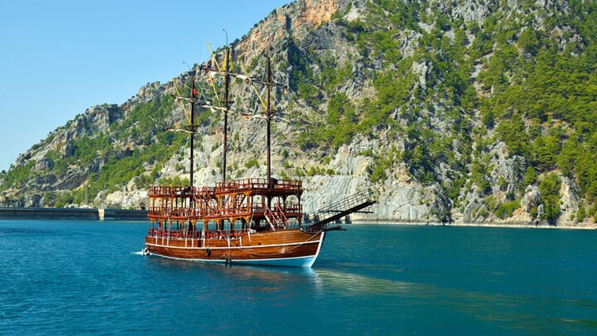 Croisière en bateau Green Canyon d'une journée au départ de Belek avec déjeuner