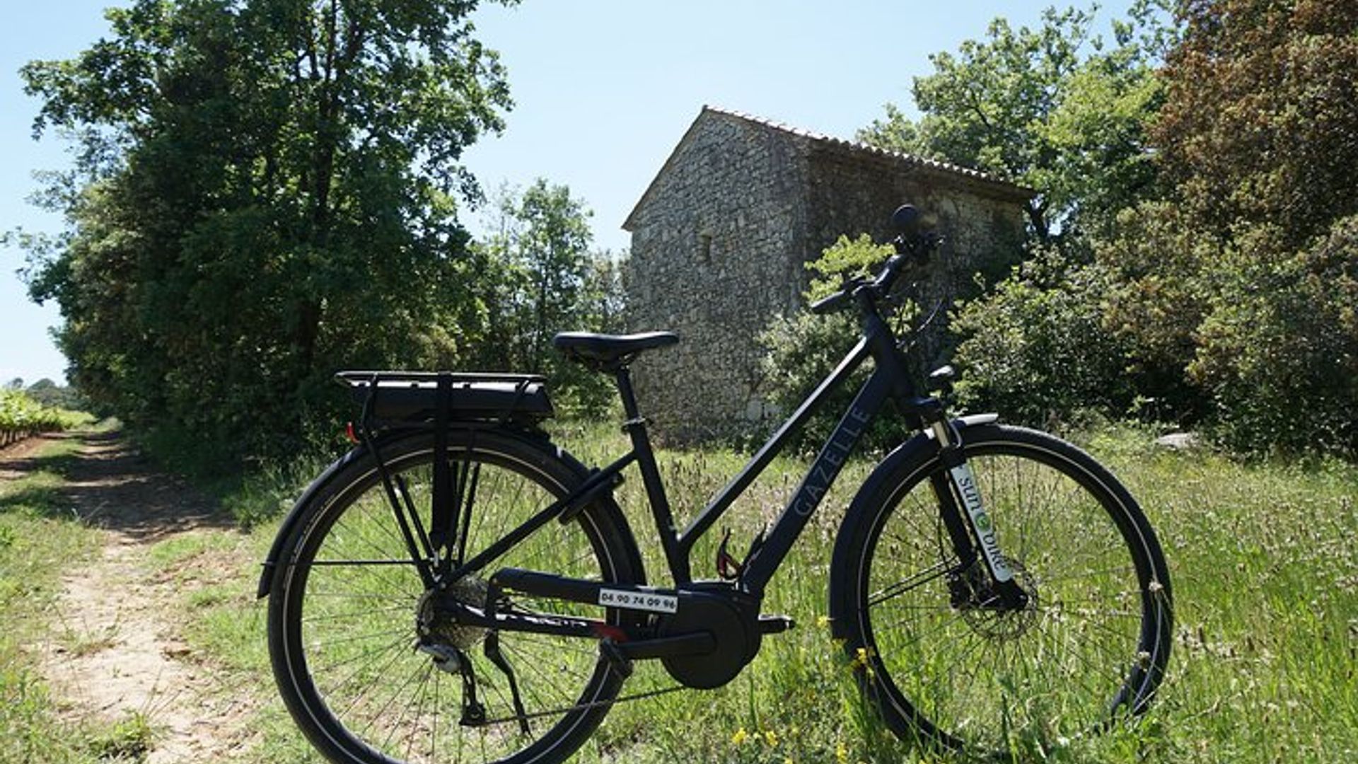 Die Carrières de Lumières mit dem Fahrrad für einen halben Tag