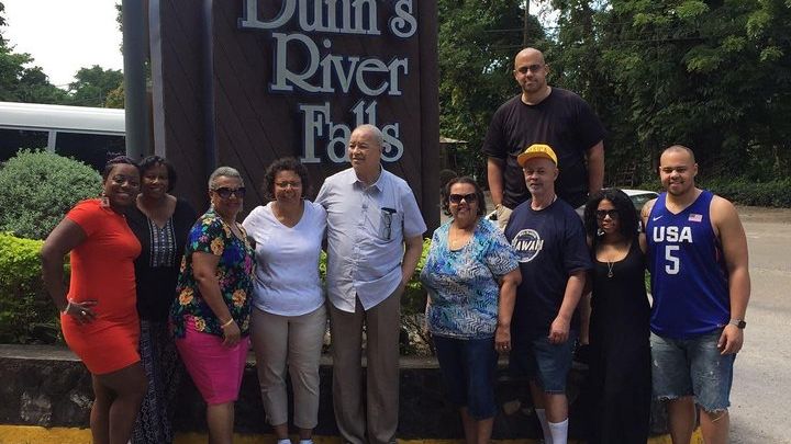 Jamaica Best Water Falls Tour,Mobay Bay to Dunn's River/Blue Hole