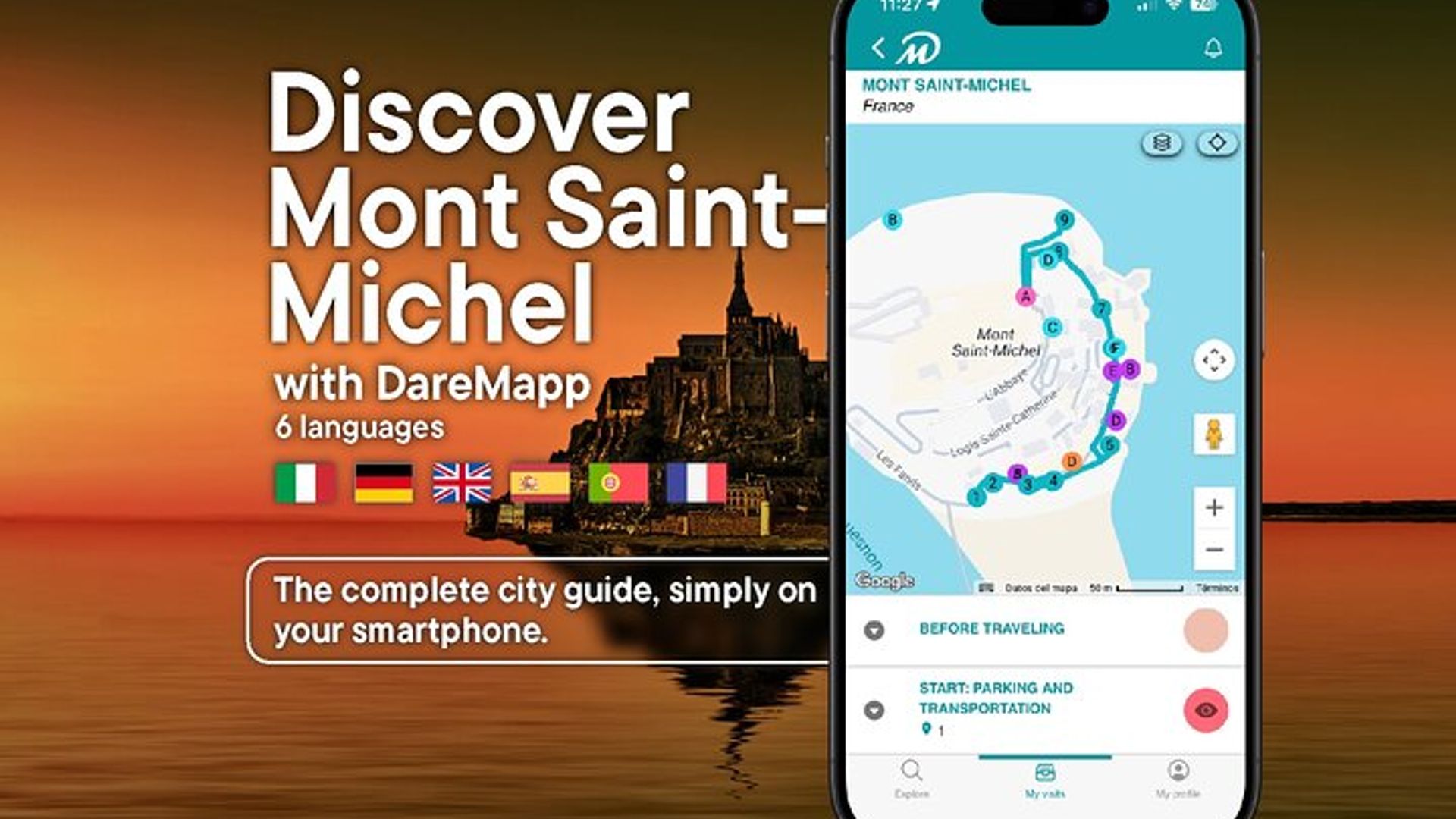 TOP Mont Saint-Michel: Private Führung mit Ihrem Handy