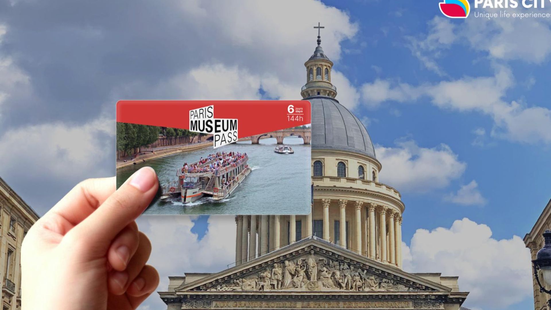 Paris Museum Pass 6 Days and Seine river cruise ticket