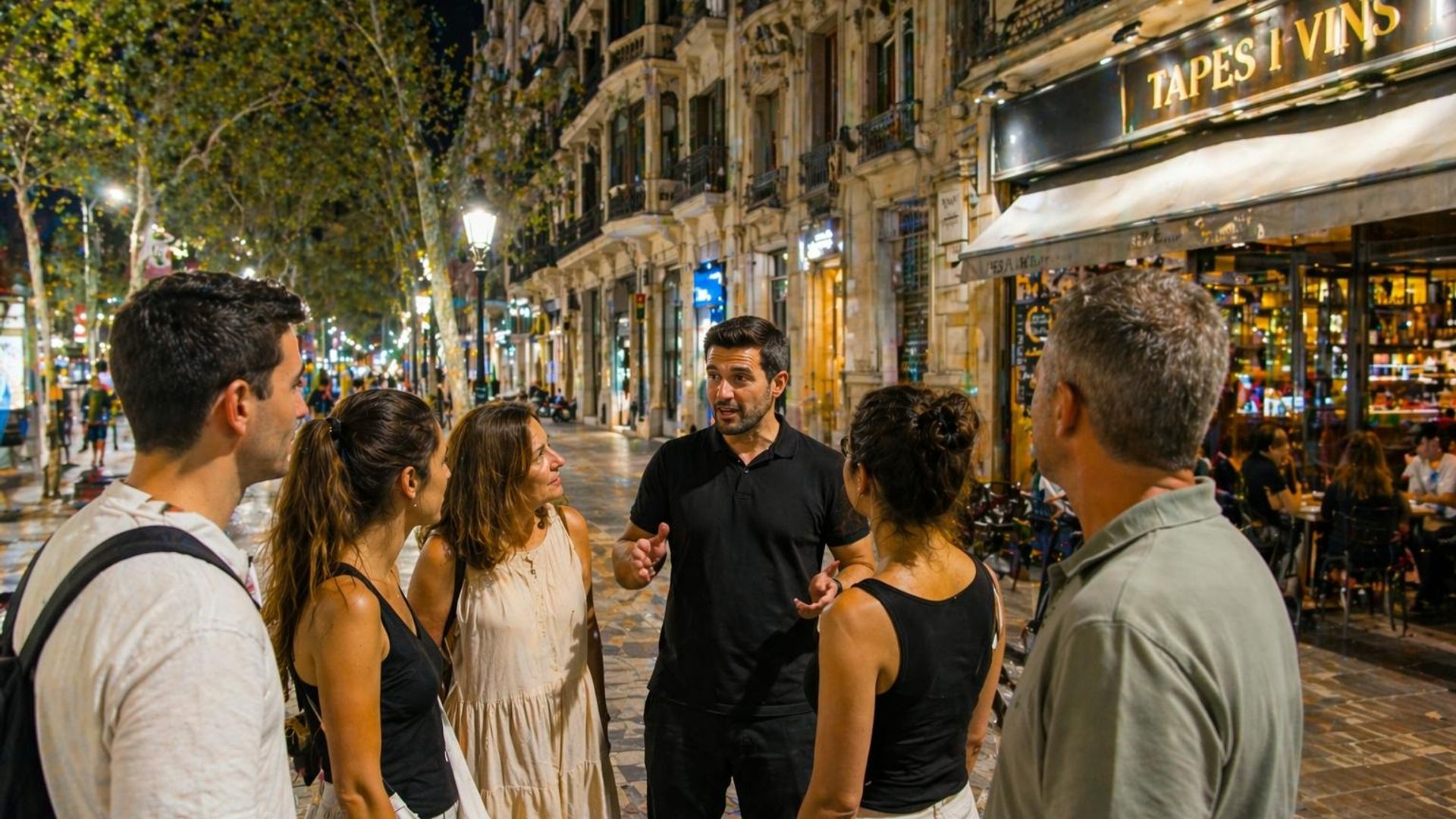 Barcelona: Night Tapas Walking Tour in Modernist Area (with Dinner)