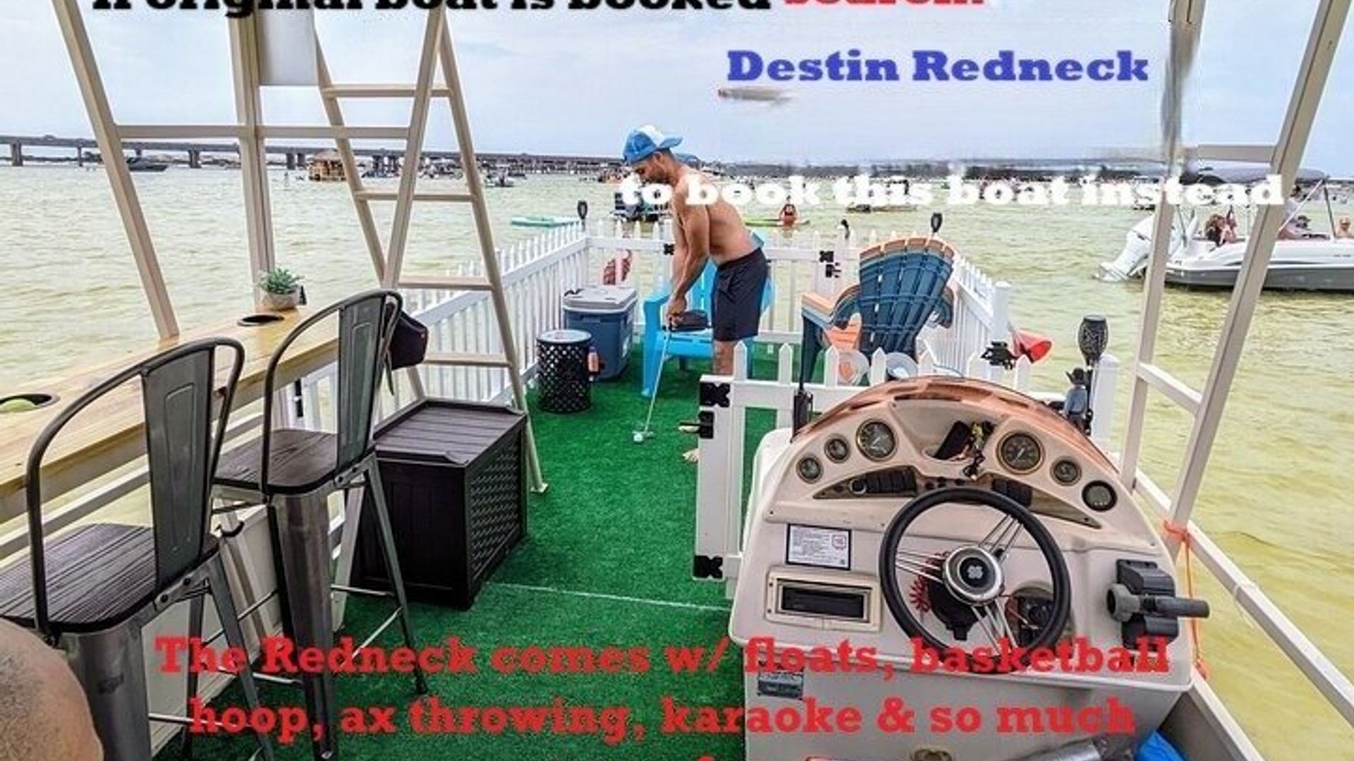 Crab Island Customizable Private Captained Boat Charter