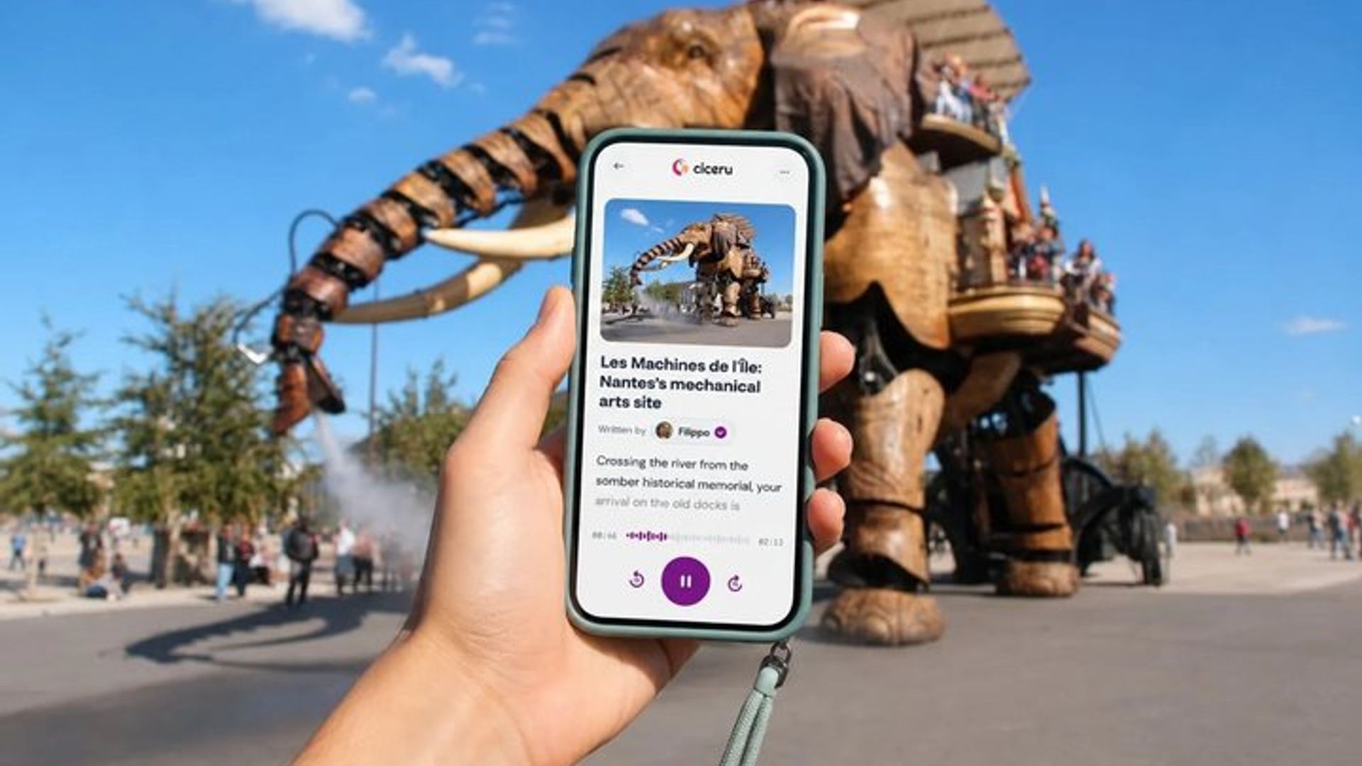 Nantes Self Guided Walking Tour Chateau and Elephant Audio Quiz