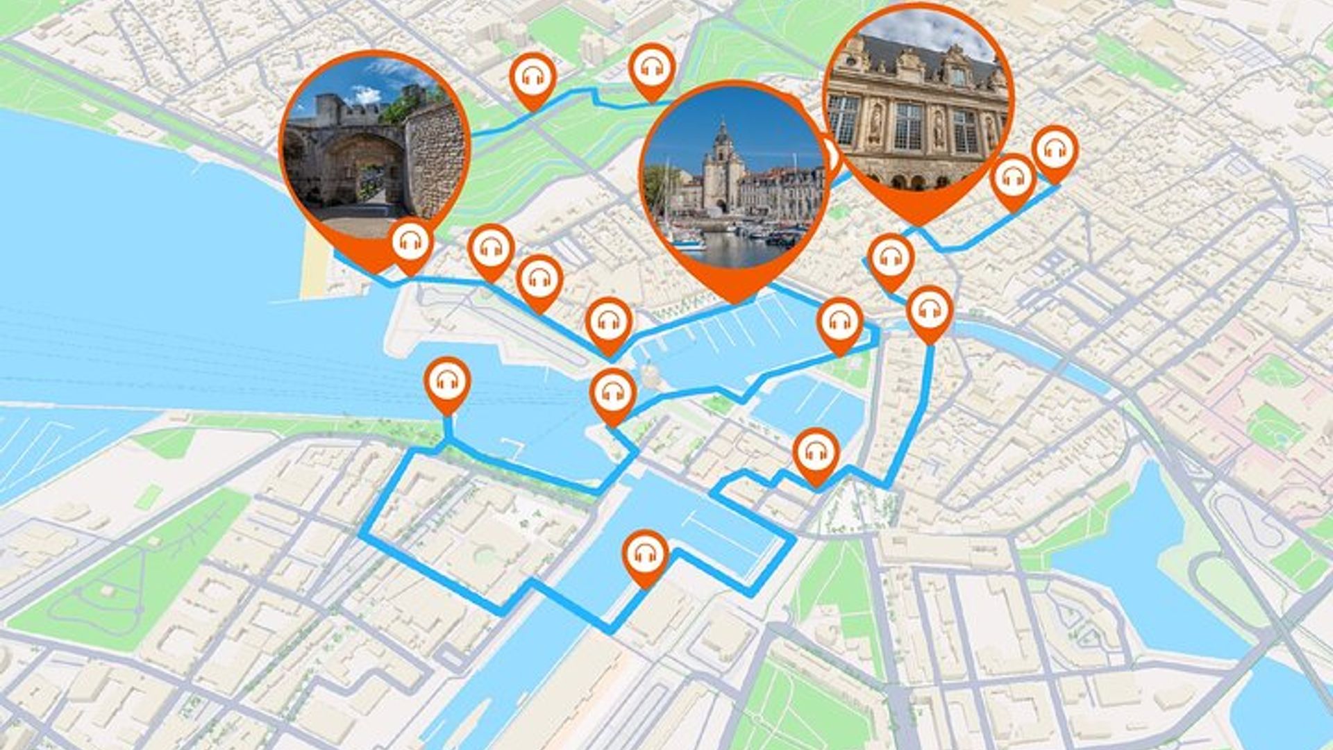 La Rochelle: visita a pie audioguiada de 2,5 horas con 26 comentarios