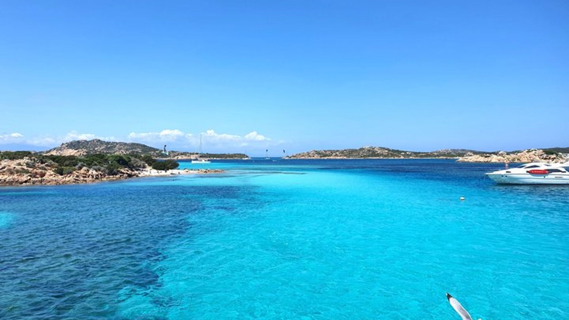 Tour privado en barco por el archipiélago de la Maddalena en bote RIB