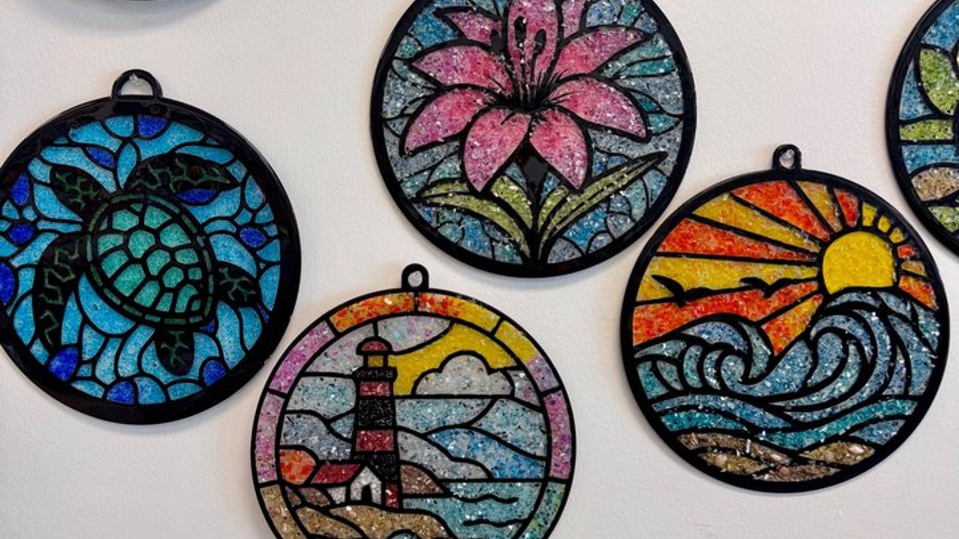 Suncatcher Atelier verre et résine à Kissimmee