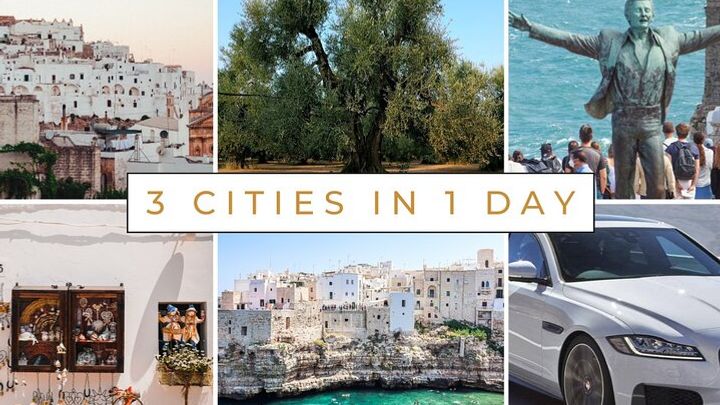 Ostuni, Locorotondo & Polignano Private Full-Day Tour From Bari