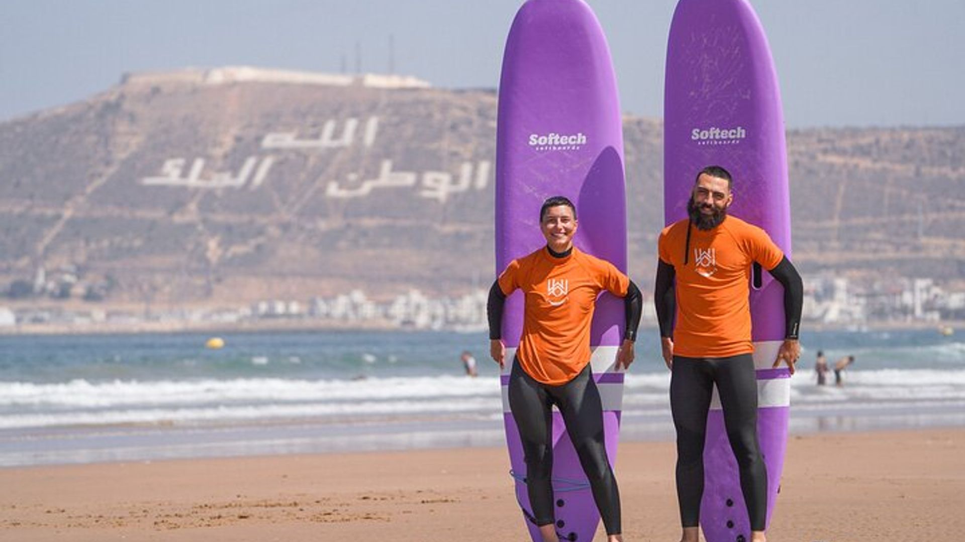 Agadir 2 - Stunde Surfunterricht mit kleiner Gruppe