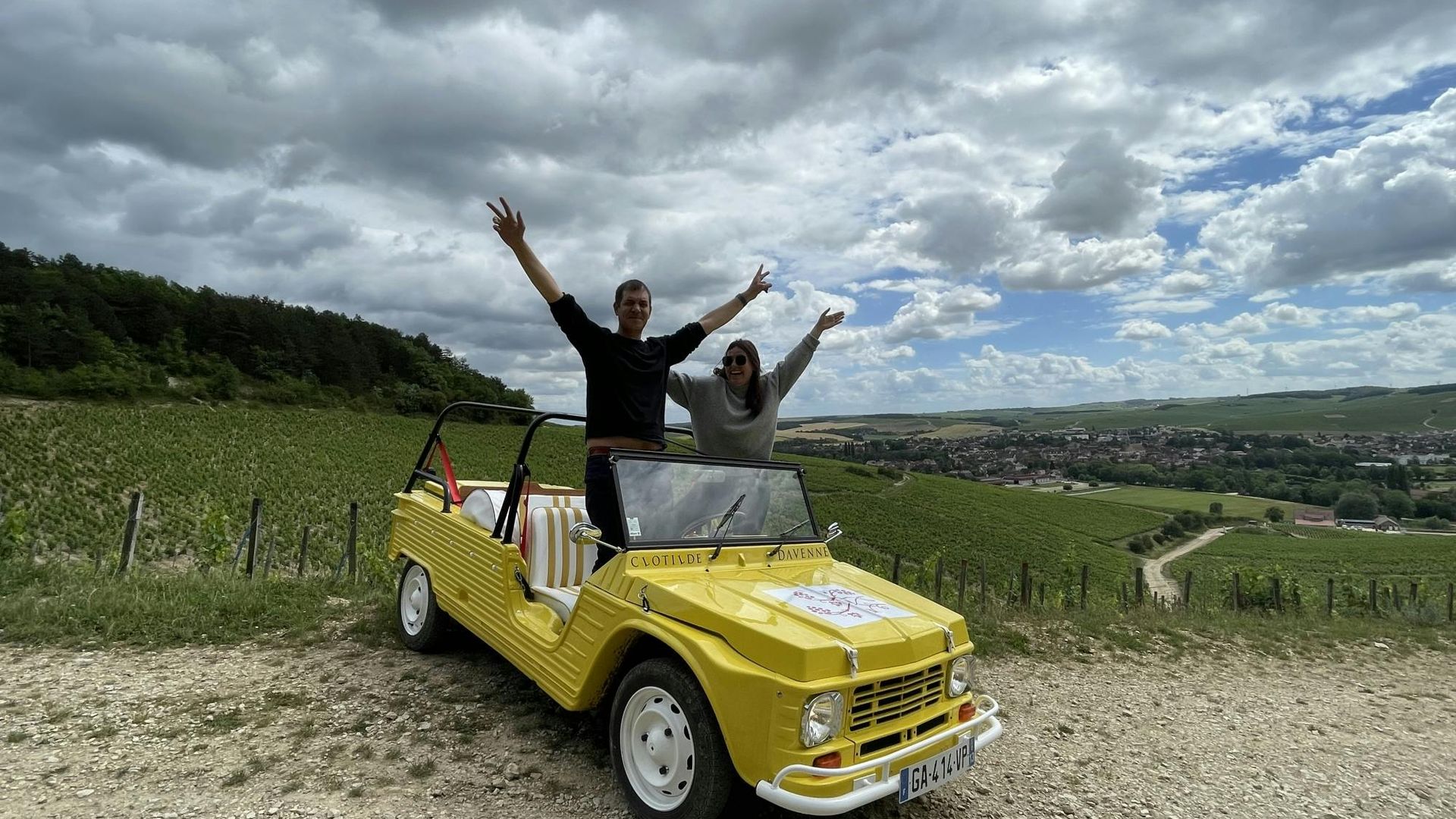 Grands Crus-Tour in e-Mehari und Weinverkostung in Chablis
