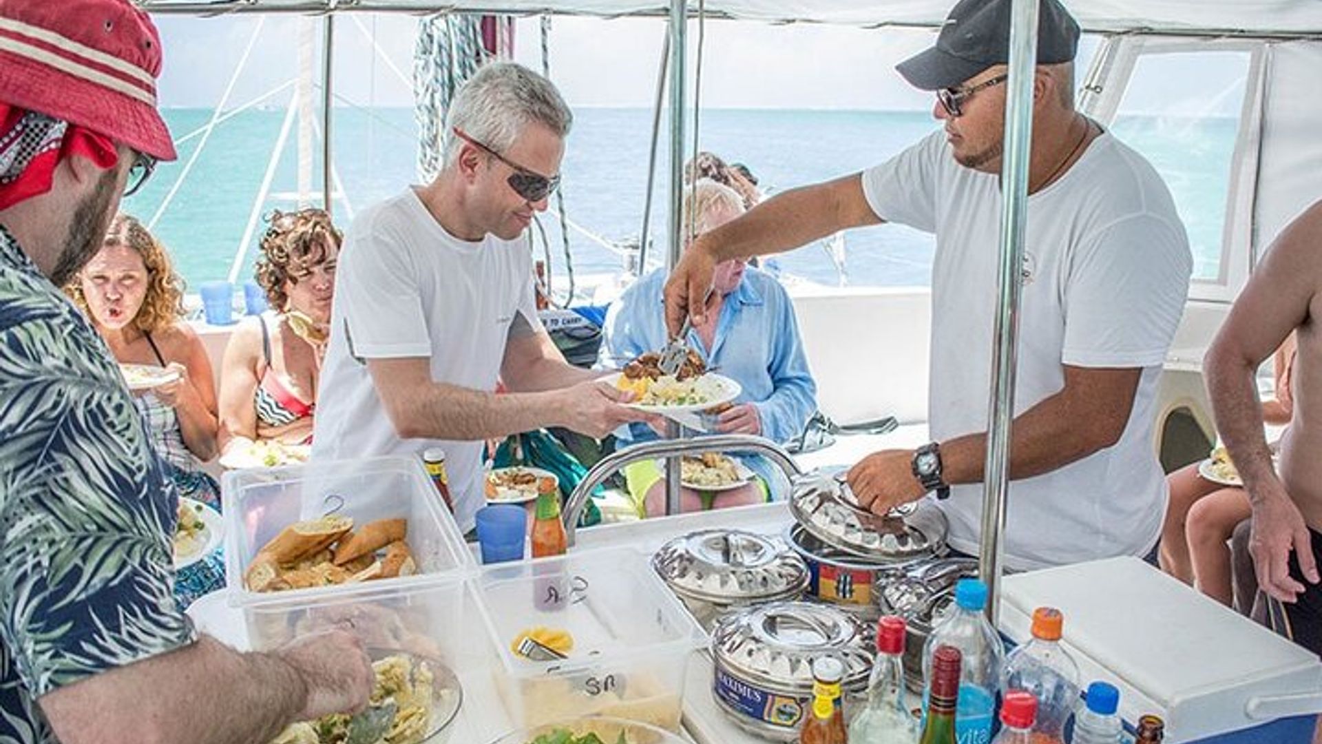 All inclusive CATAMARAN with BBQ : Ile aux cerf & GRSE waterfall