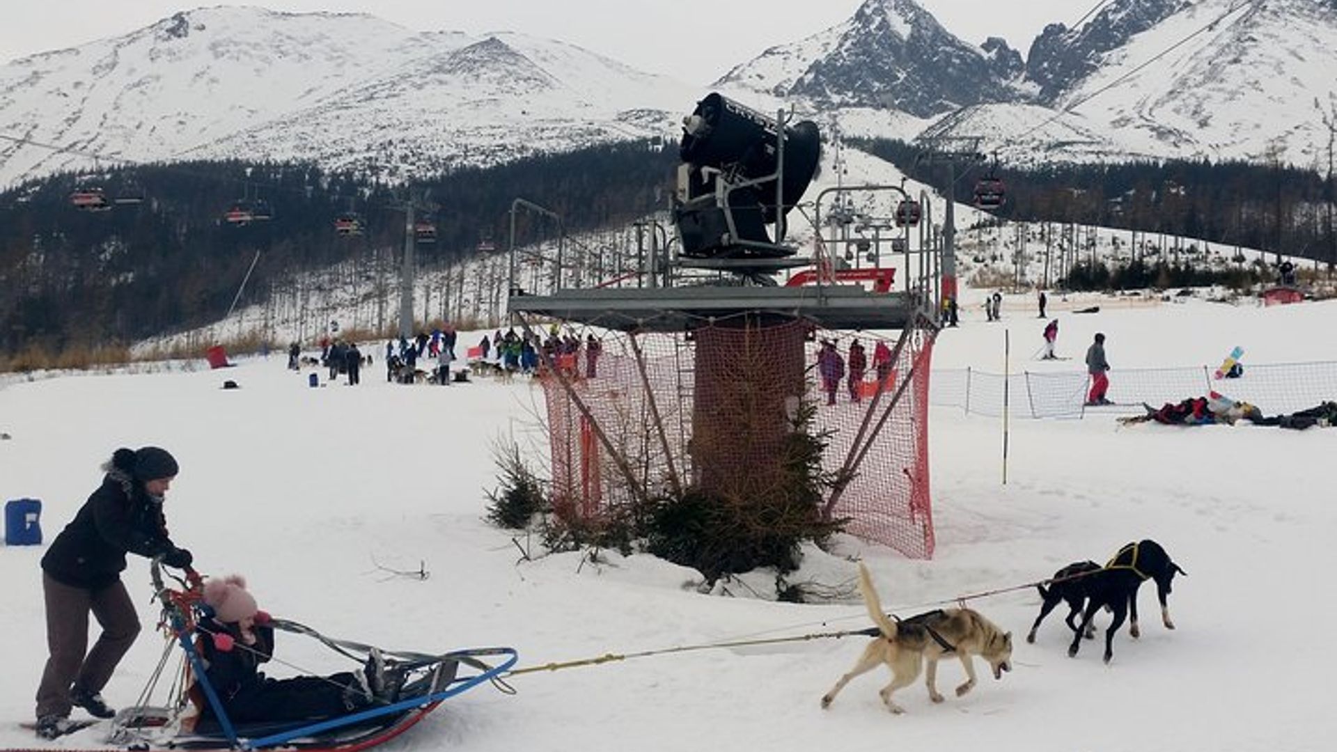 Invierno en las montañas de los Altos Tatras