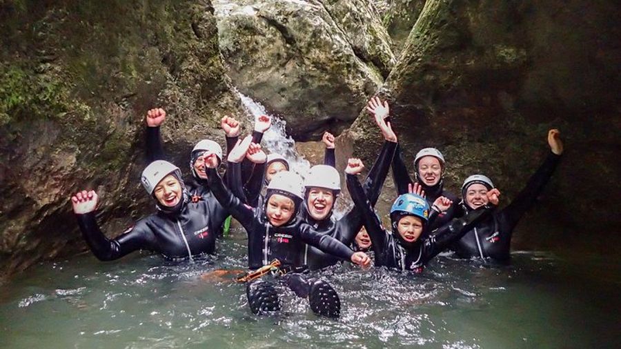 Bled Small-Group Family-Friendly Canyoning Adventure