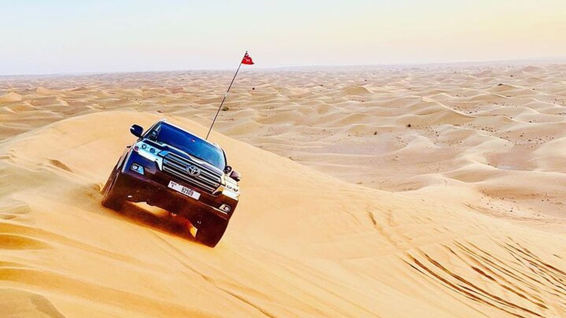 Dubai Desert Safari with BBQBuffet, Dune Bashing, Boarding, Camel